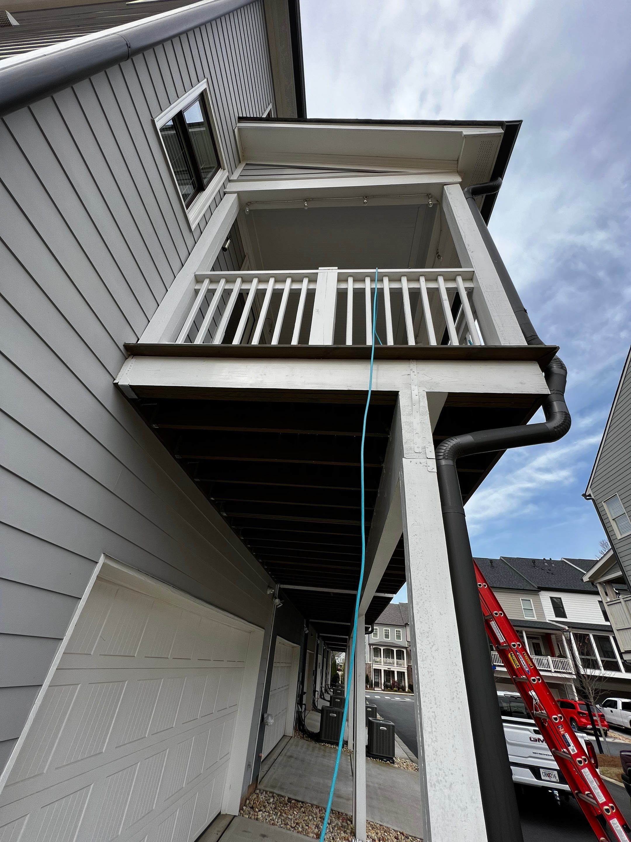 Custom Screened-in Porch Addition Above Garage in Woodstock by Swift Home Renovations