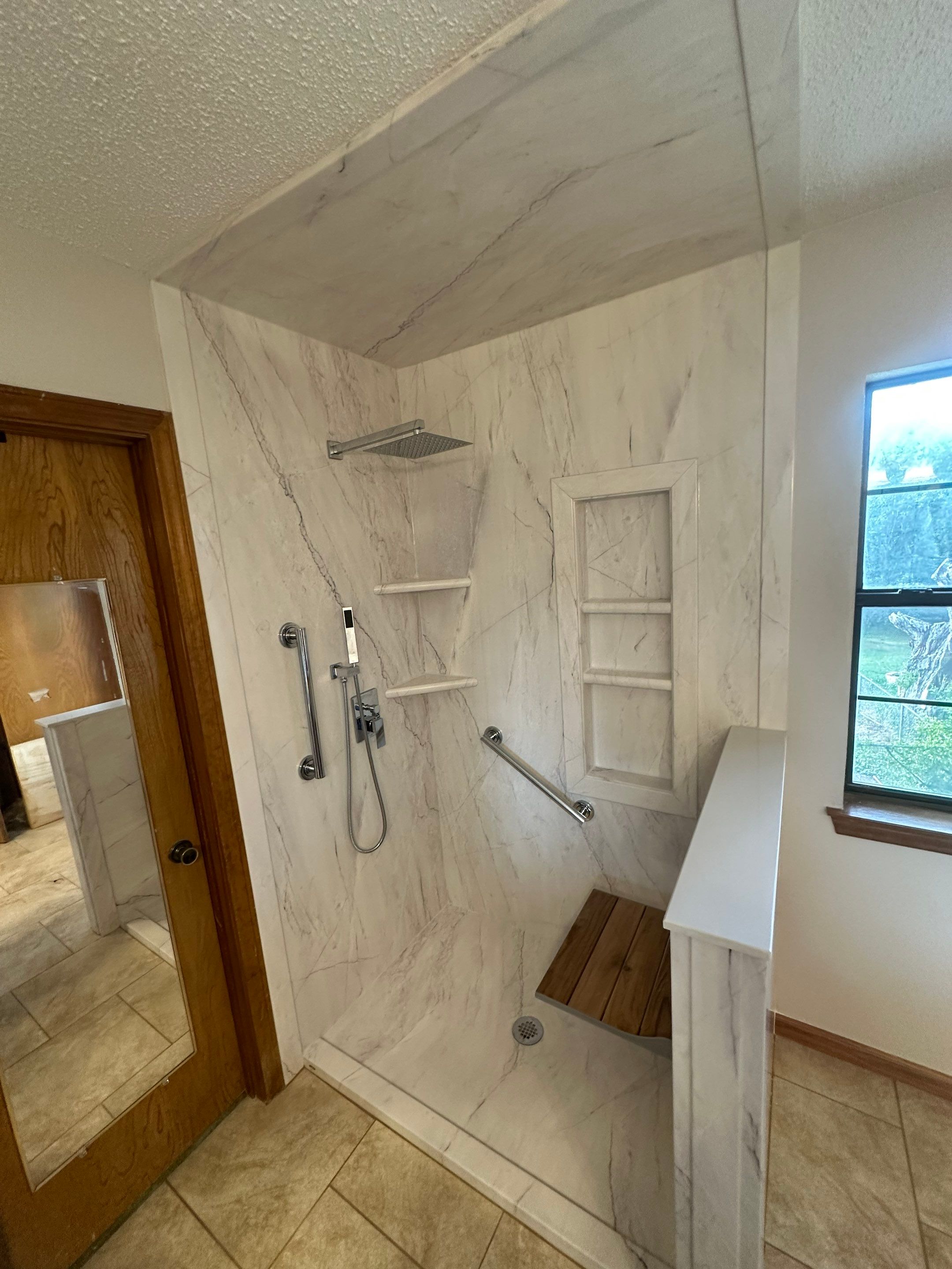 Full bathroom remodel in Buda by Lane Lauritsen - The Hill Country, Texas