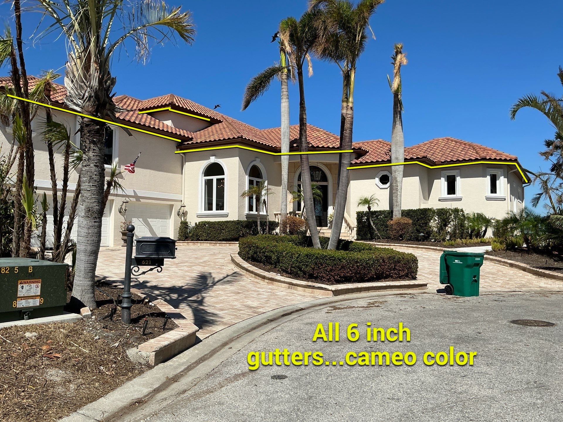 Cameo Finish Gutters for Luxury Homes  by Gutter Professors