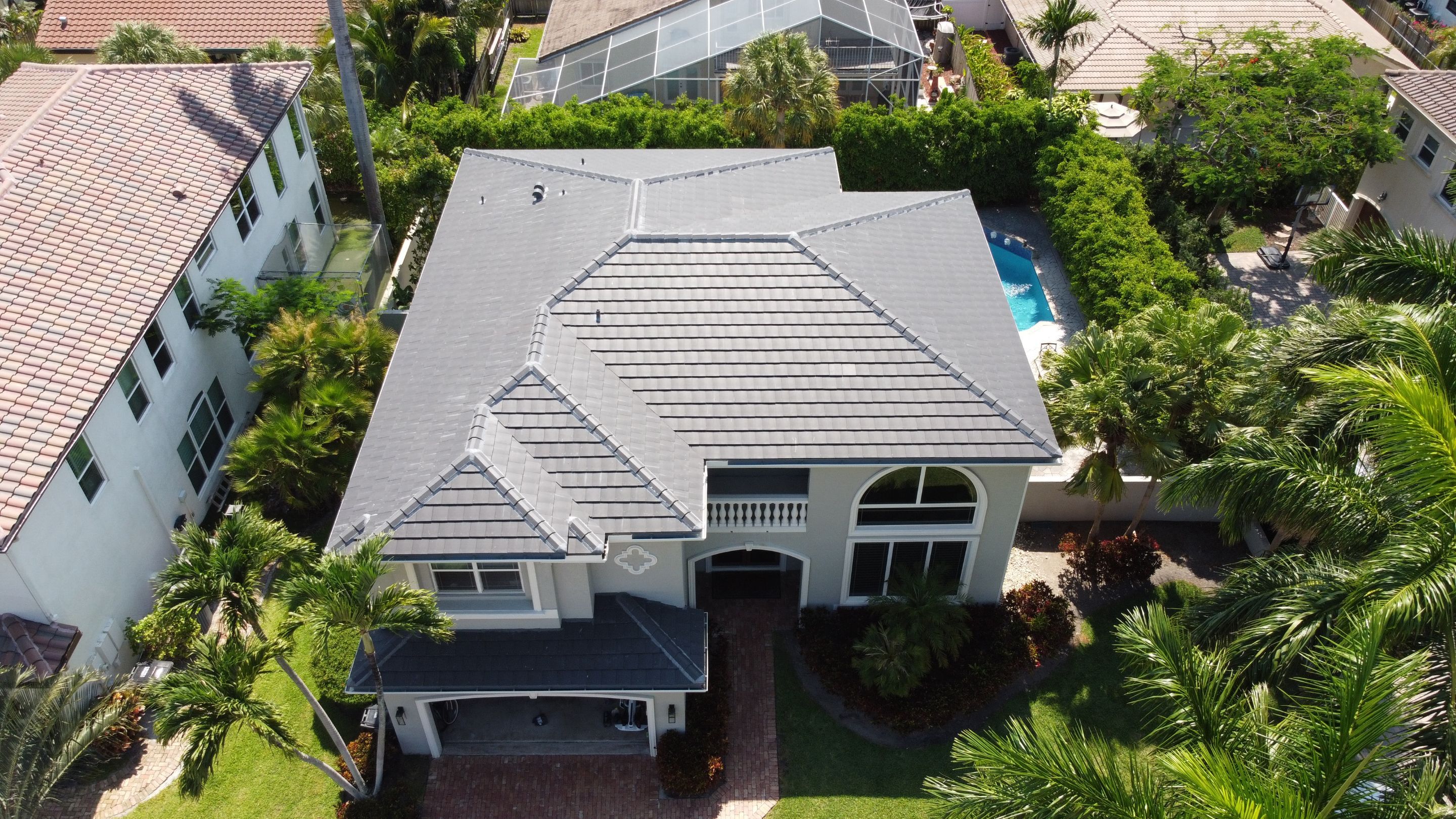 Residential Roofing Installation using Eagle Roofing Tile by BLUES BROTHERS ROOFING