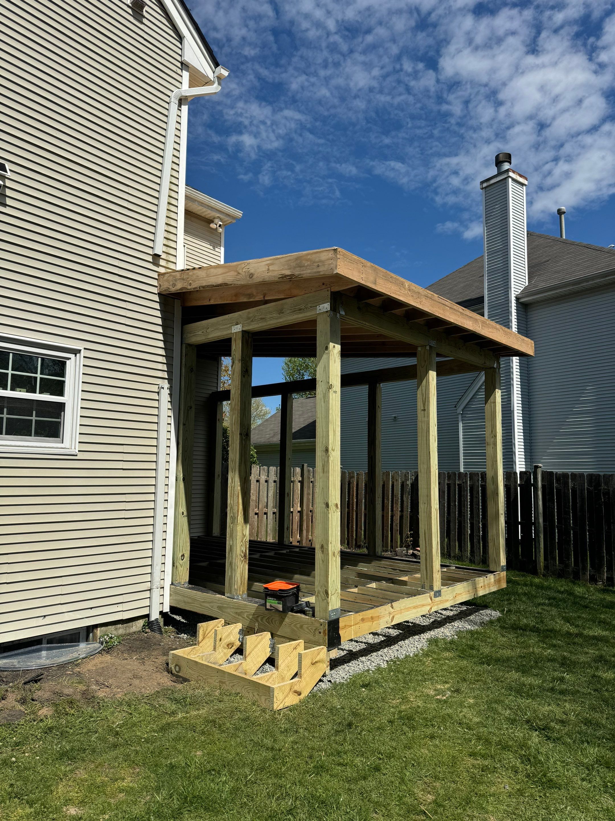 New Deck with Screened Porch by deck guardian