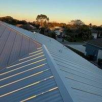 24ga 1" Nail-Strip Mill Finish by Total Roofing System The Metal Roof Experts