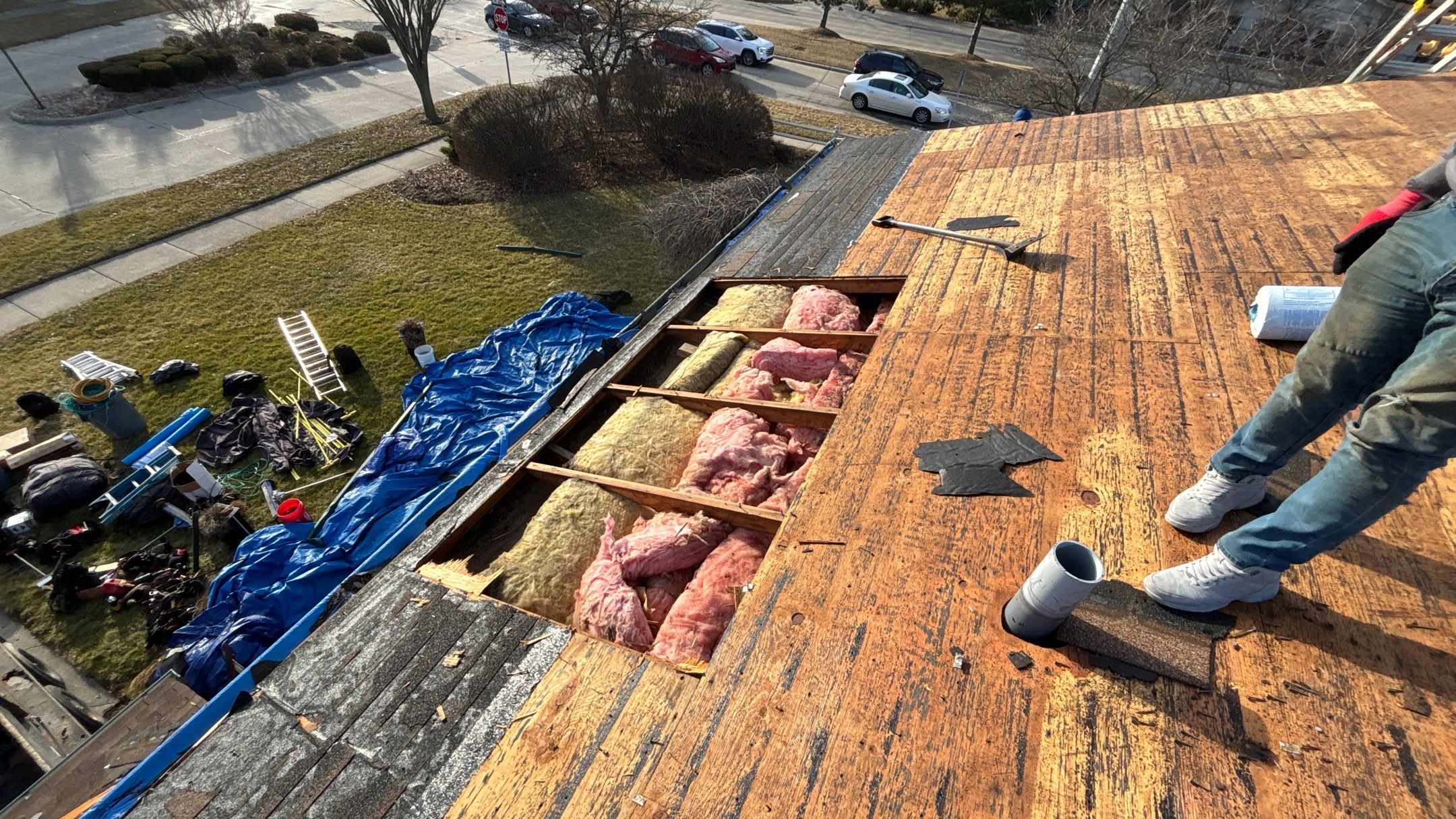 Roof Replacement using CertainTeed Landmark Resawn Shake by 180 Contractors