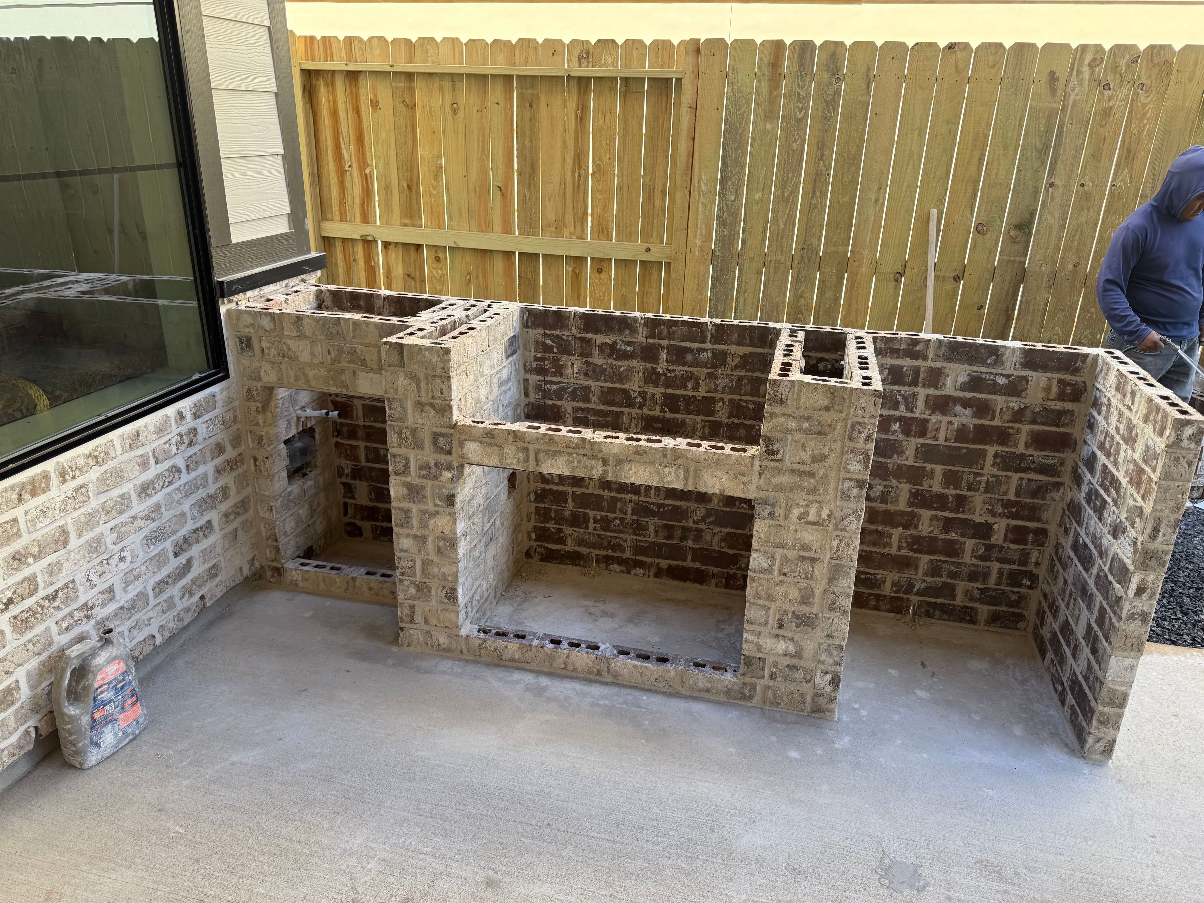 Brick-Built Outdoor Kitchen – Solid by Design. by Apex Conventional Stucco Llc