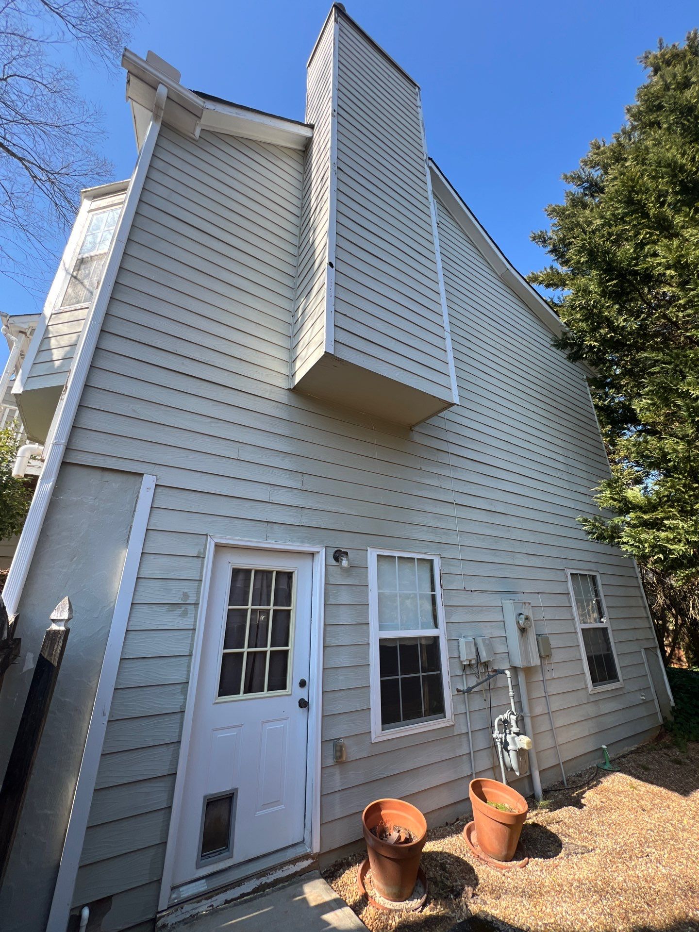 Exterior Residential Painting and Deck Staining in Kennesaw, Georgia by Swift Home Renovations