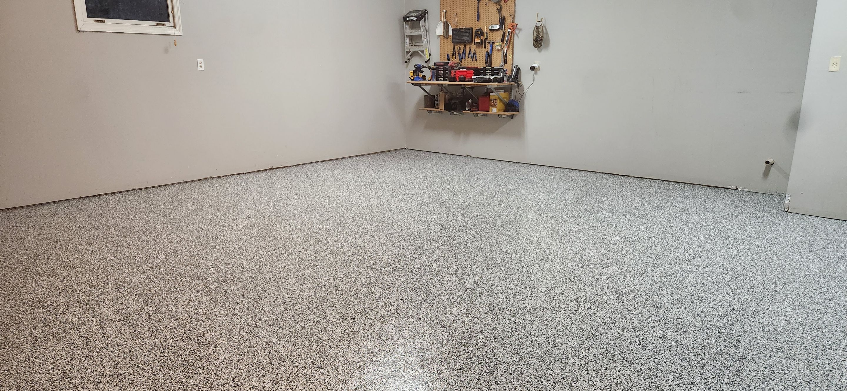 Garage using Domino by Elite Floor Solutions
