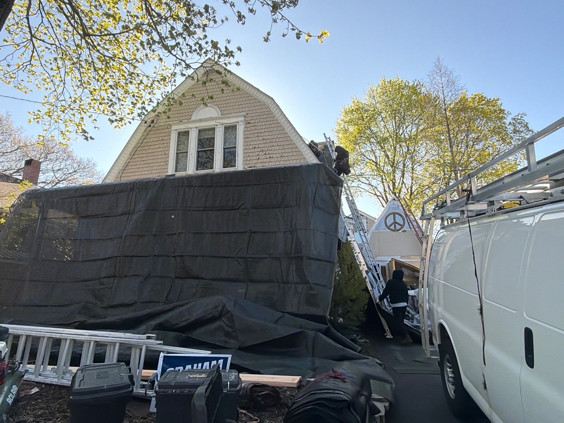 Portland Residential Roof Replacement with New Asphalt Shingles by Tall pine roofing