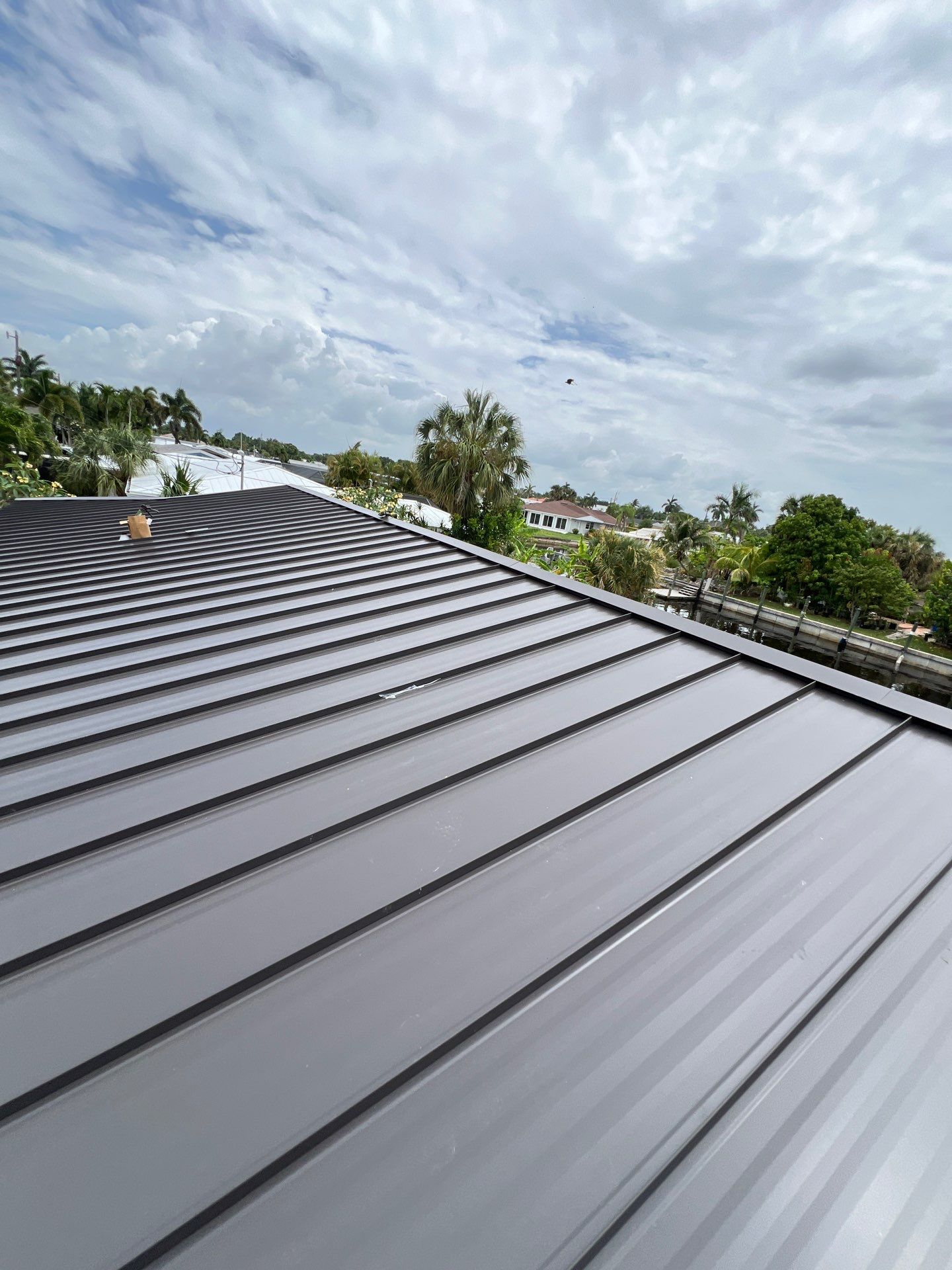 New Standing Seam Metal Roof Installation in North Fort Myers by cordova home services