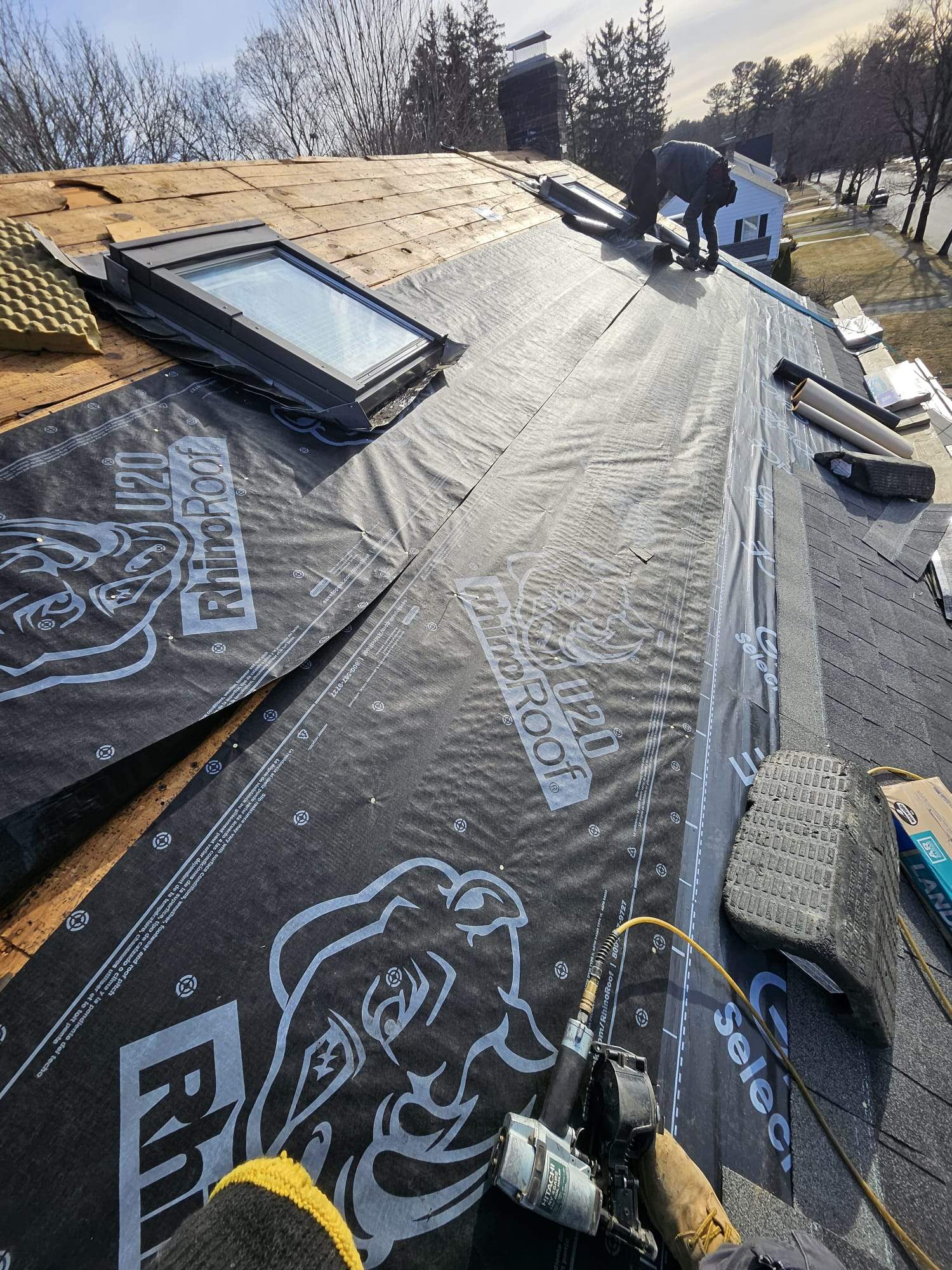 Full Strip & Re-Roof in Andover, MA – Architectural Black Shingles by JOHNNYS PRO