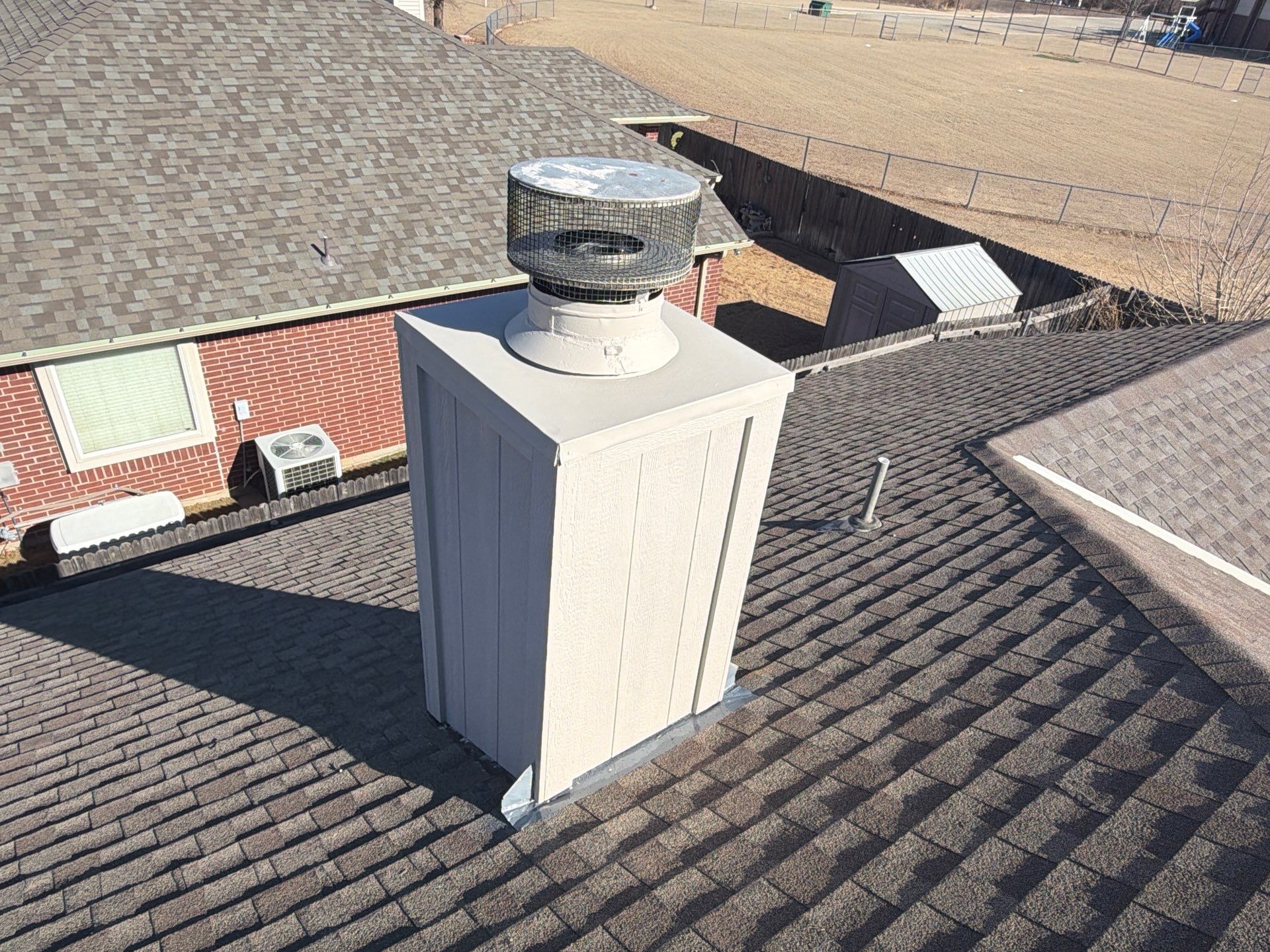 chimey repair in Oklahoma City by McCann's Roofing and Construction