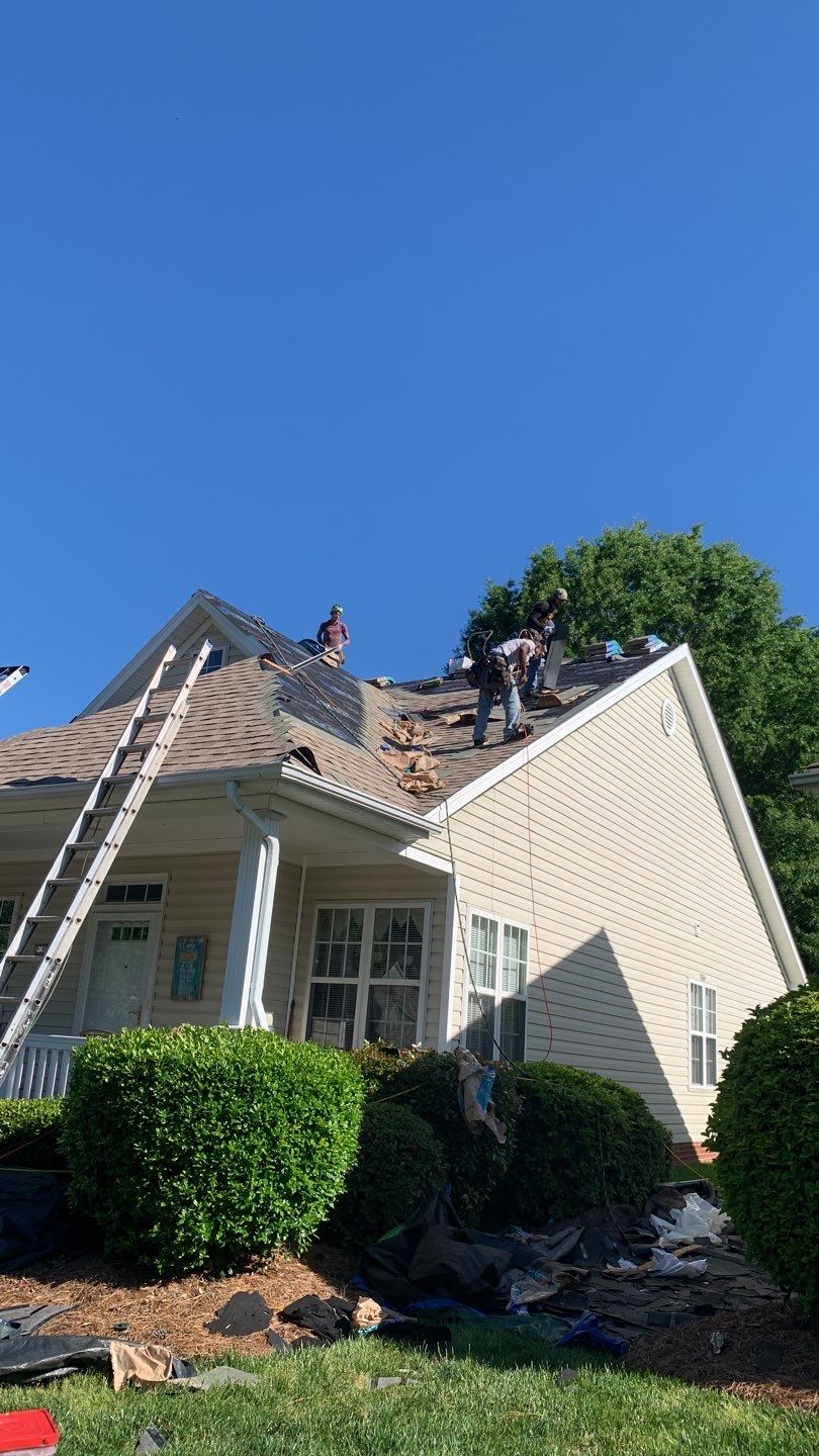 Roof replacement by wind damage by Just Brilliant Restoration JBR