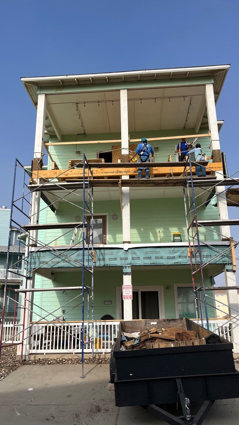 Walk Out Patio Cover by Bayfront Roofing and Construction