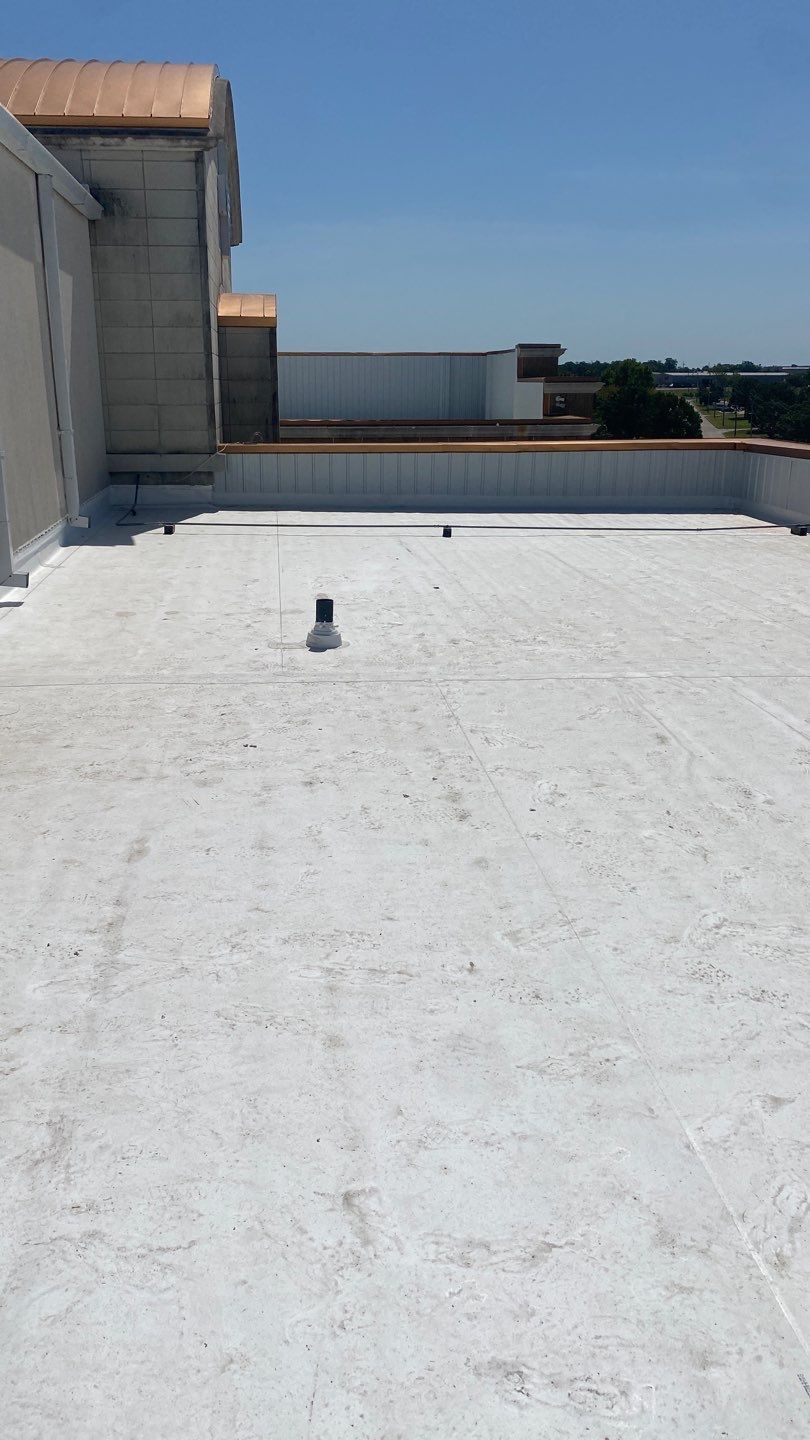 TPO Project in McAlester by Decor Roofing & Restoration