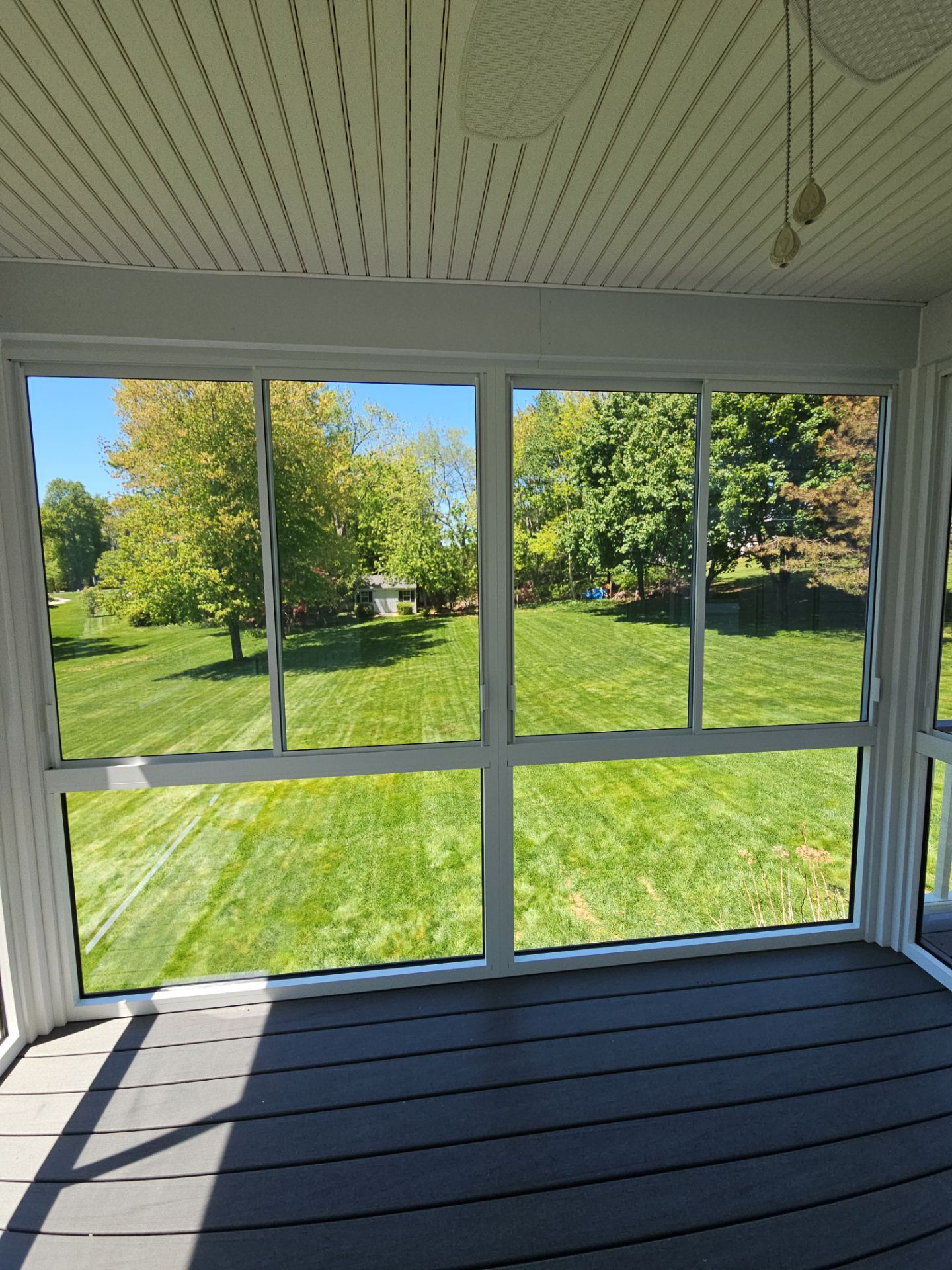 Summer Space Porch Enclosure Transformation by DiGiorgi Roofing and Siding Inc