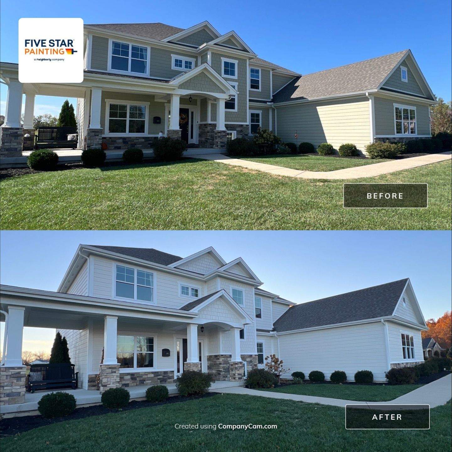 Big Projects in Batavia - Exterior by Five Star Painting of Batavia