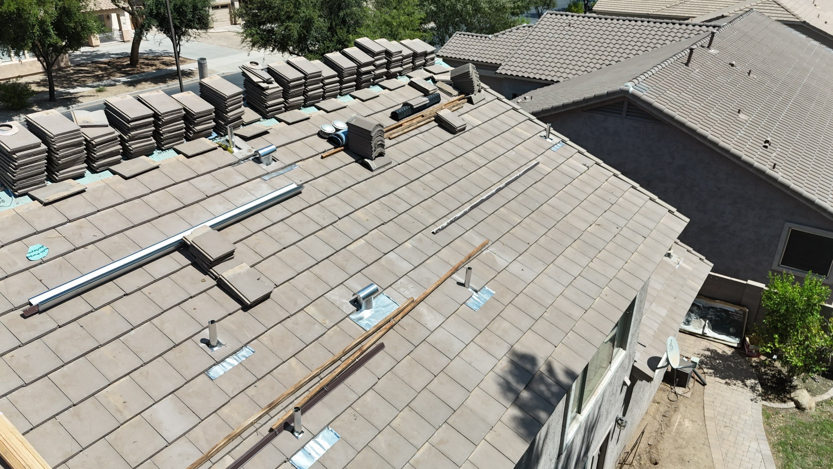 Project in Queen Creek, AZ by Saint Roofing