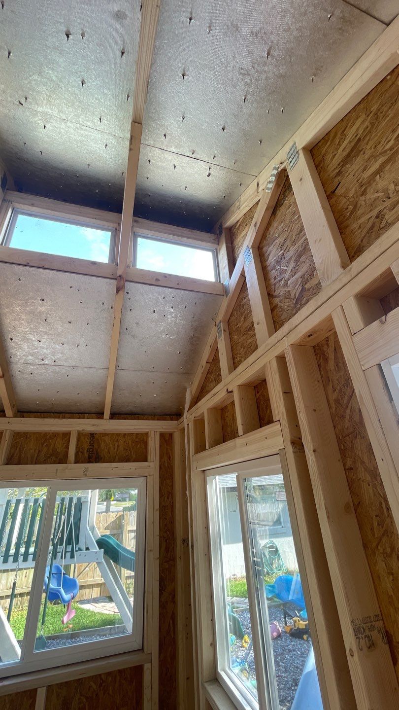 Outdoor Office Shed Interior Remodel in Longwood: From Drywall to Paint by HandyMangum