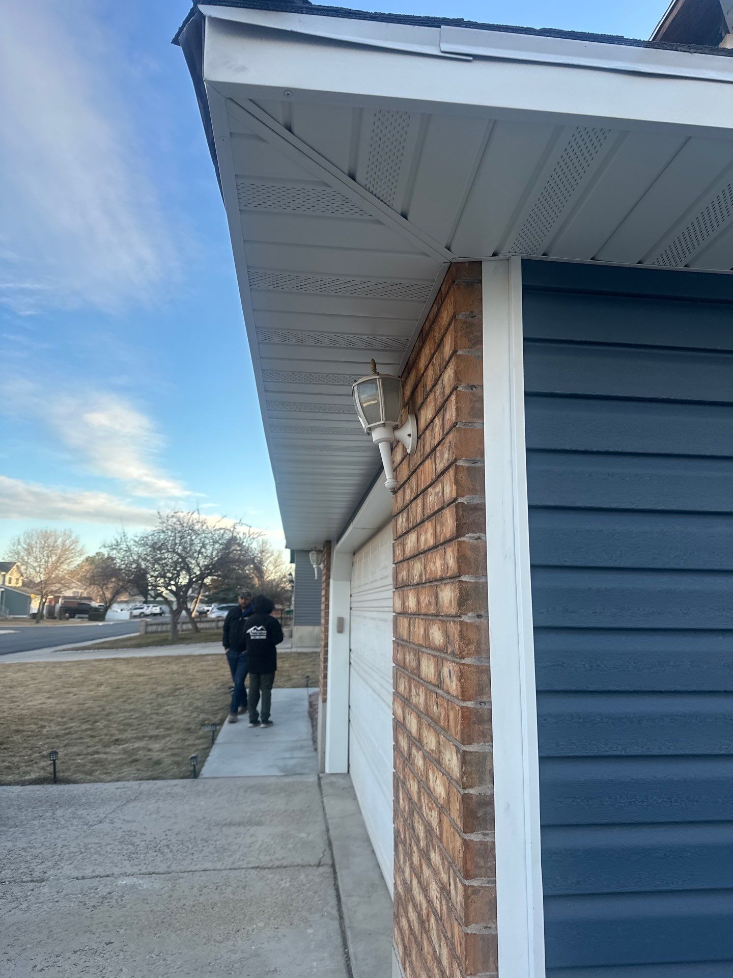 Project in West Jordan by Master Rain Gutters.