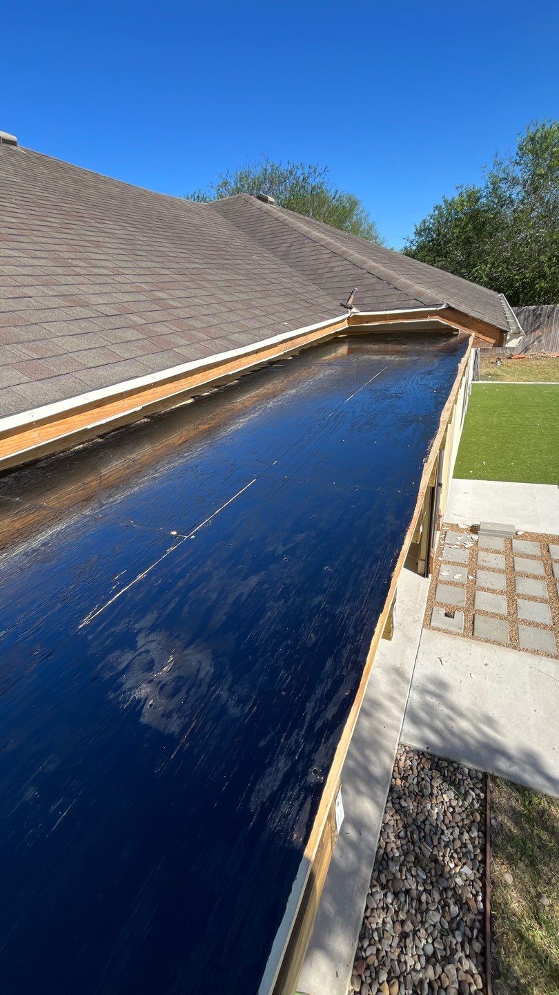It Ain't Easy getting Shady  by Bayfront Roofing and Construction