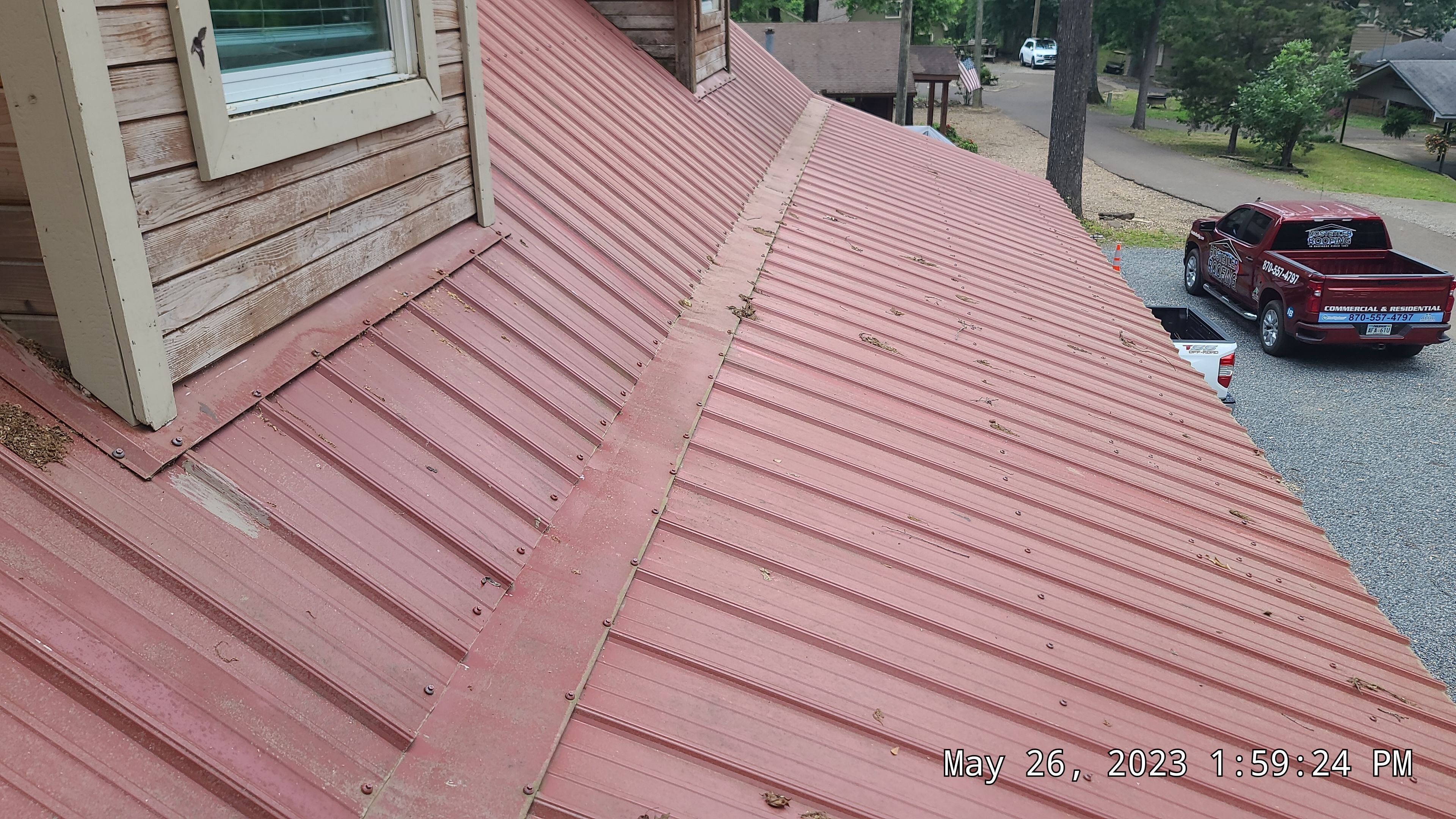 Metal Roof Replacement: 26 GA. Residential Metal Panel by Hostetler Roofing