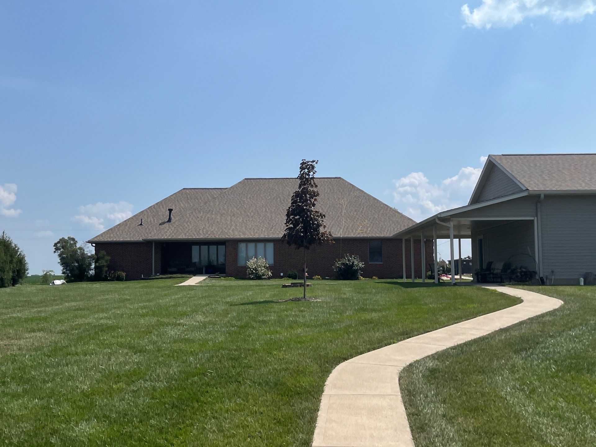 Residential Roofing Installation using GAF HDZ Golden Harvest by Nitro Roofing and Construction