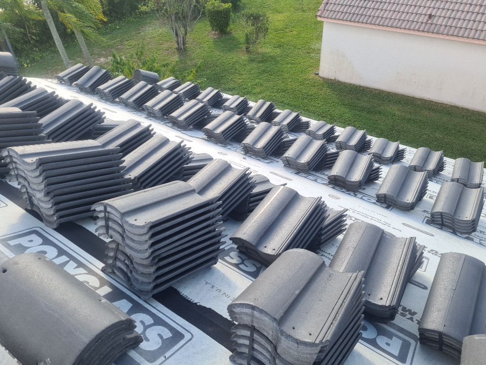 Residential Roofing Installation using Eagle Roofing Tile by BLUES BROTHERS ROOFING