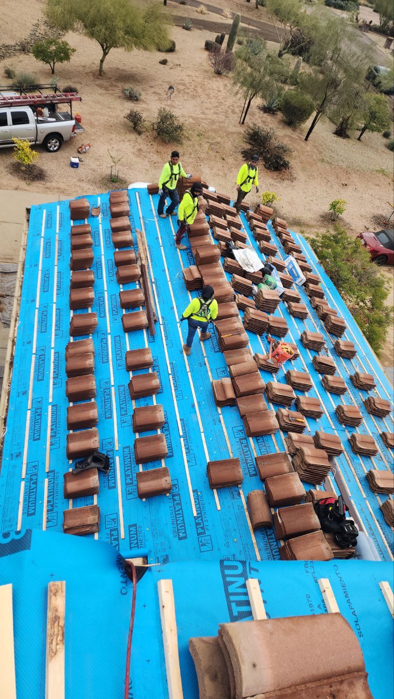 Terracotta Concrete Tiles by Reimagine Roofing