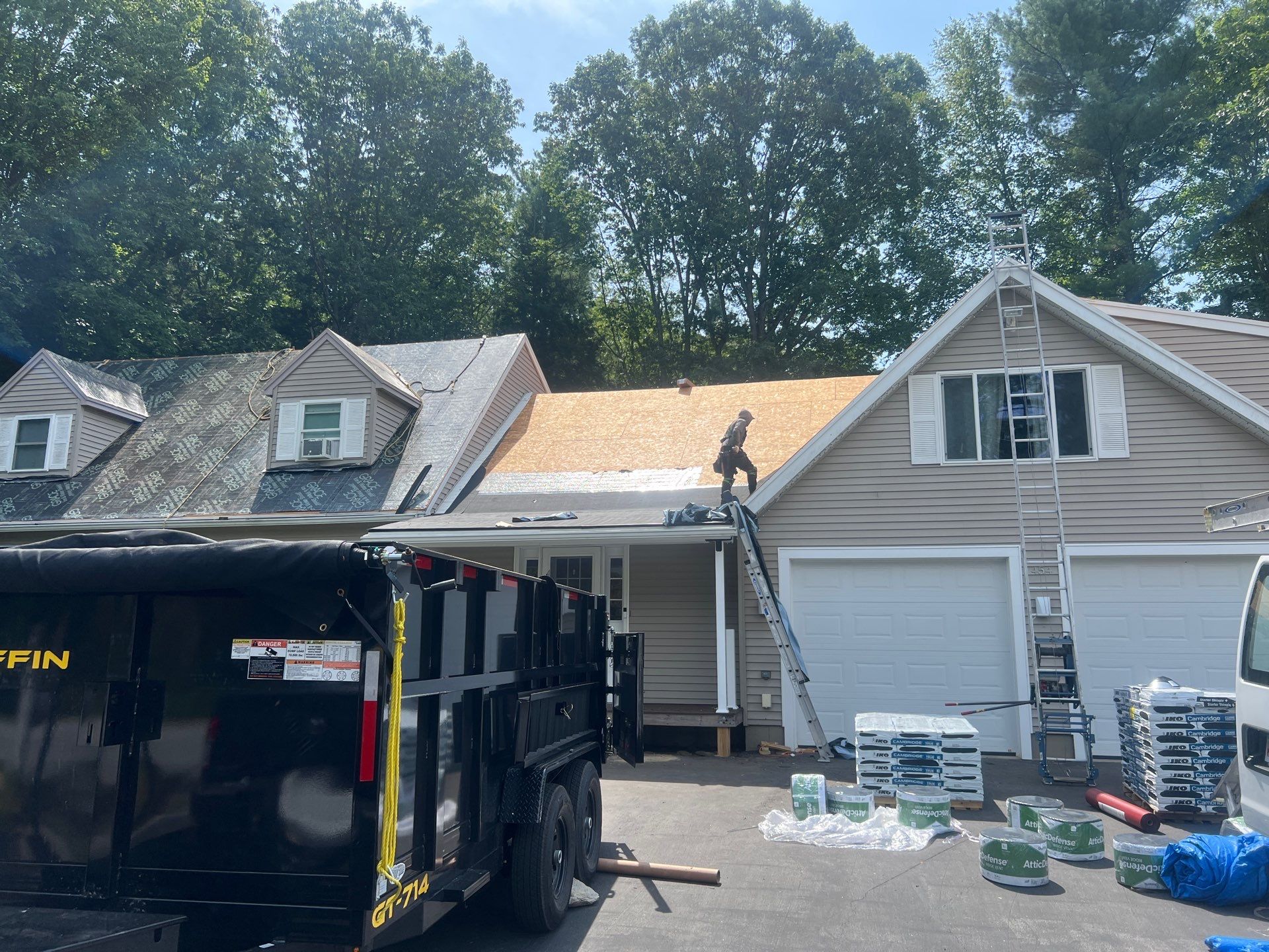 IKO Roof Installation in Pembroke, NH by Tall pine roofing
