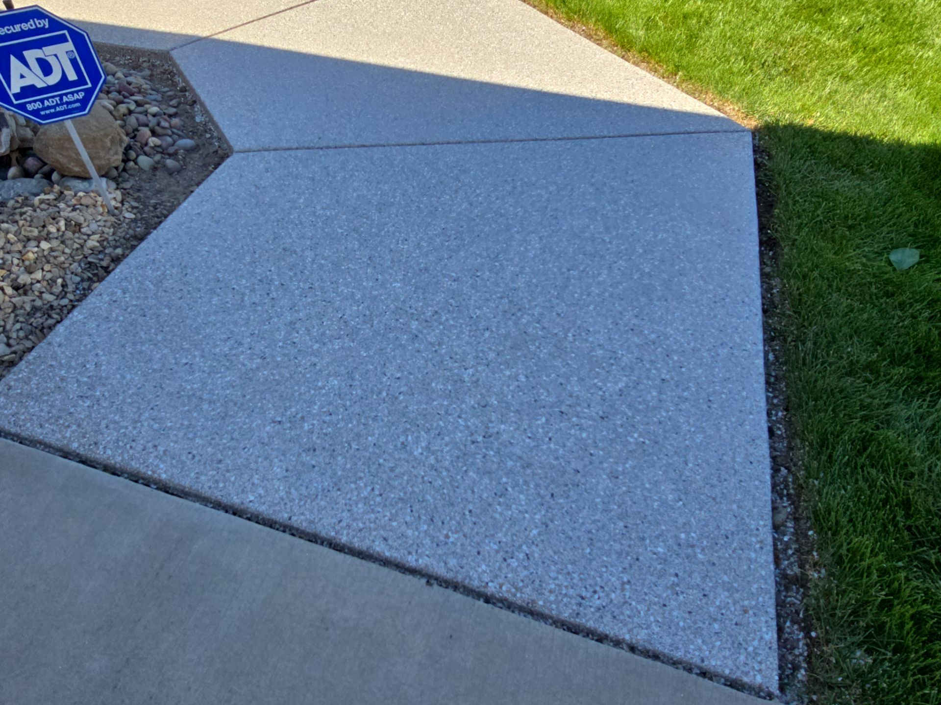 Walkway Transformation using Claystone Hybrid by Croc Coatings, LLC