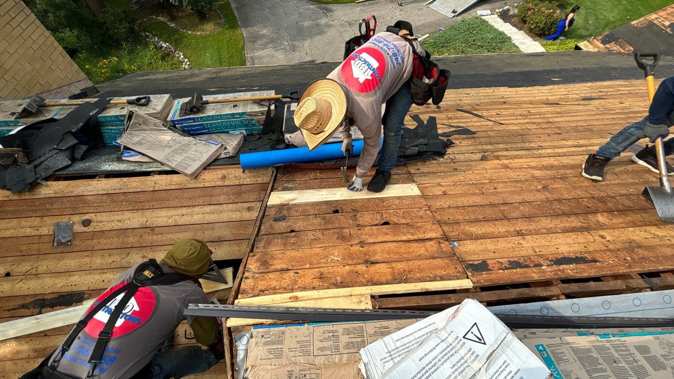 Roof Replacement using CertainTeed Landmark by 180 Contractors