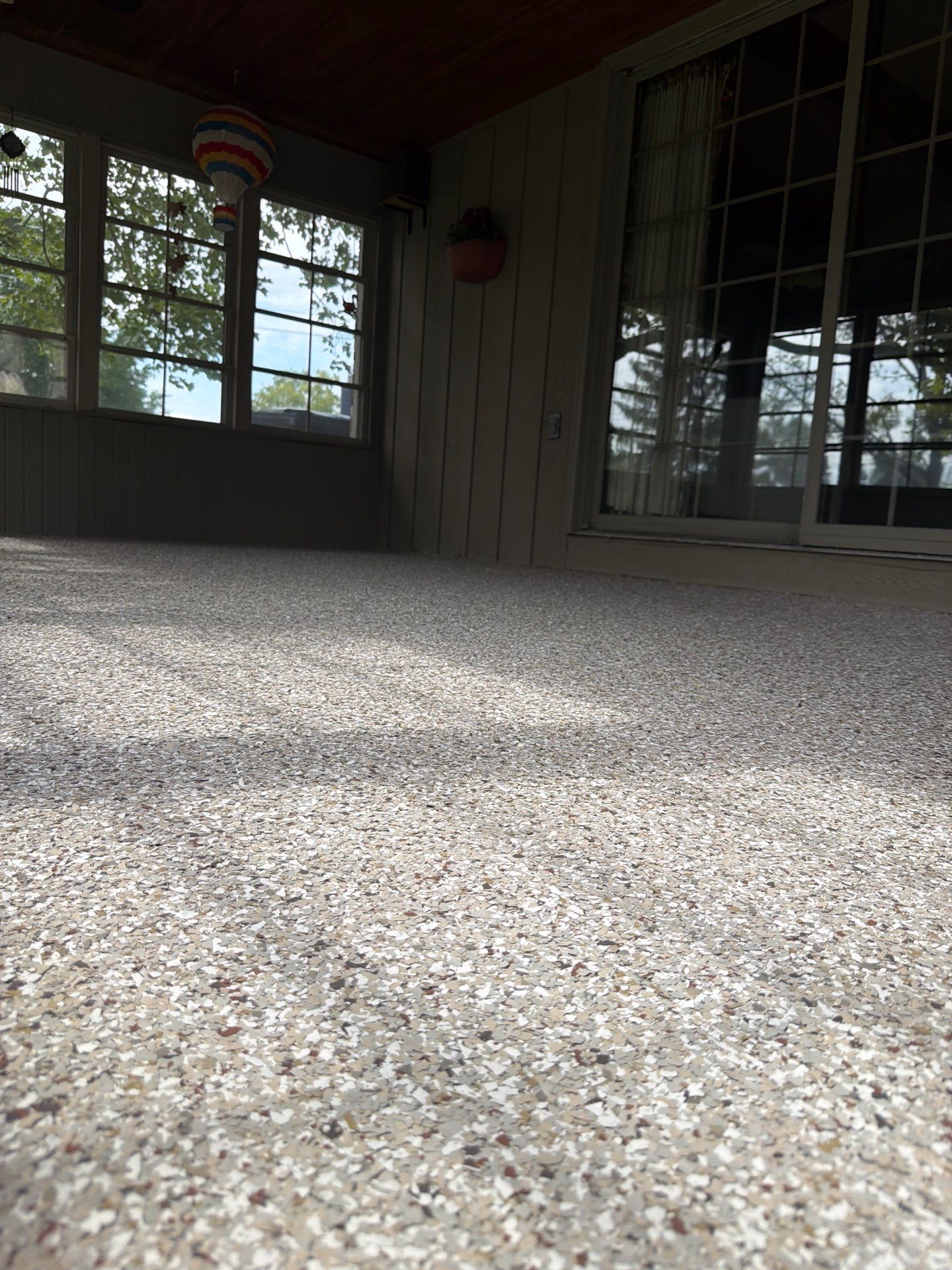 Epoxy Flake Floor installation in Grand Rapids Michigan! by Gordon Painting
