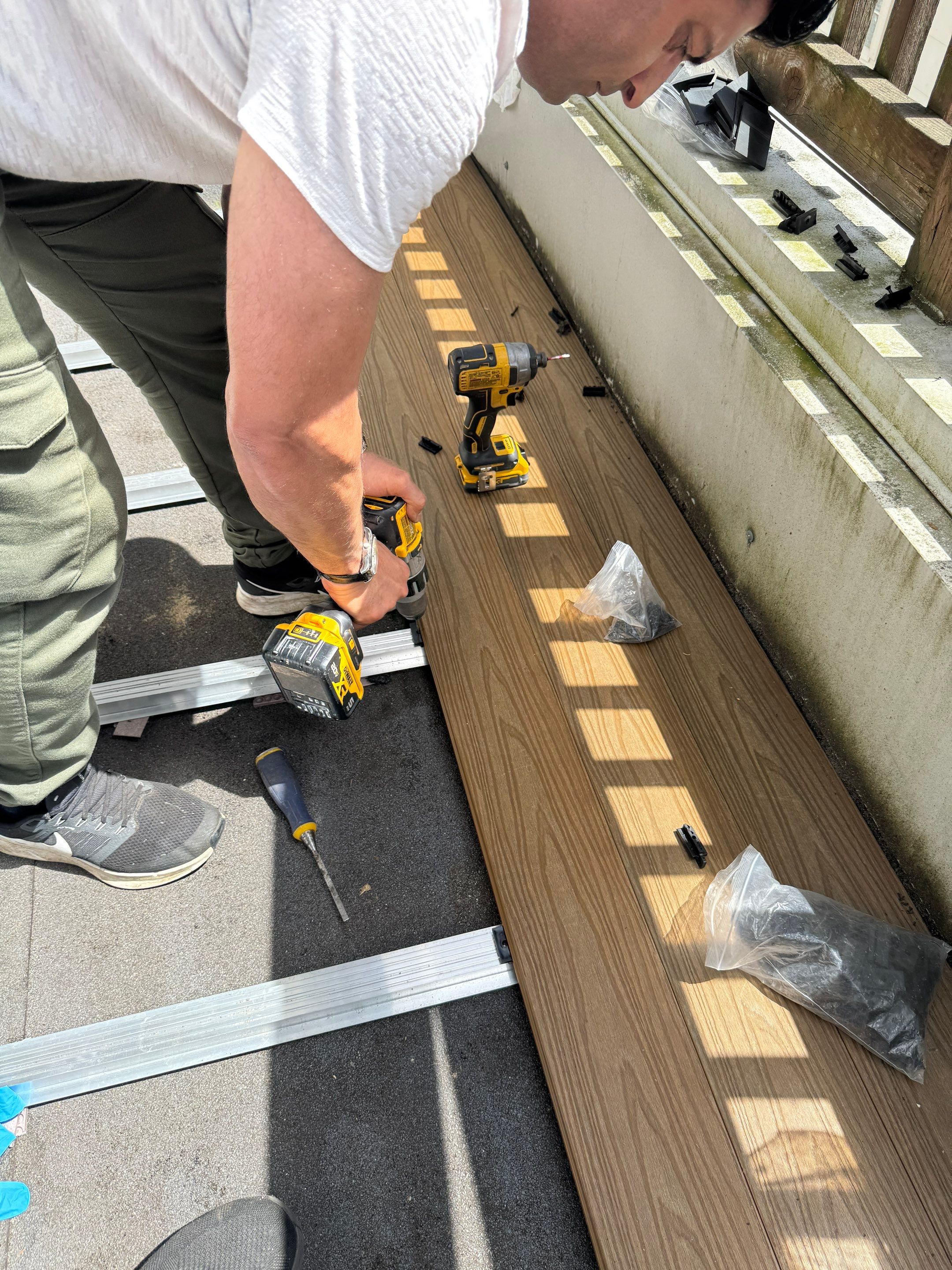 Composite Deck with Aluminum Framing  by YVR Construction Group