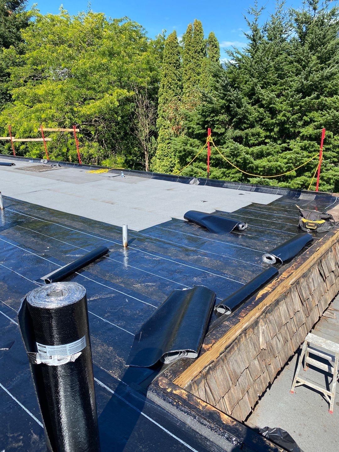 Residential ReRoofing Installation using IKO 2ply sbs  by Top Notch Roofing Inc