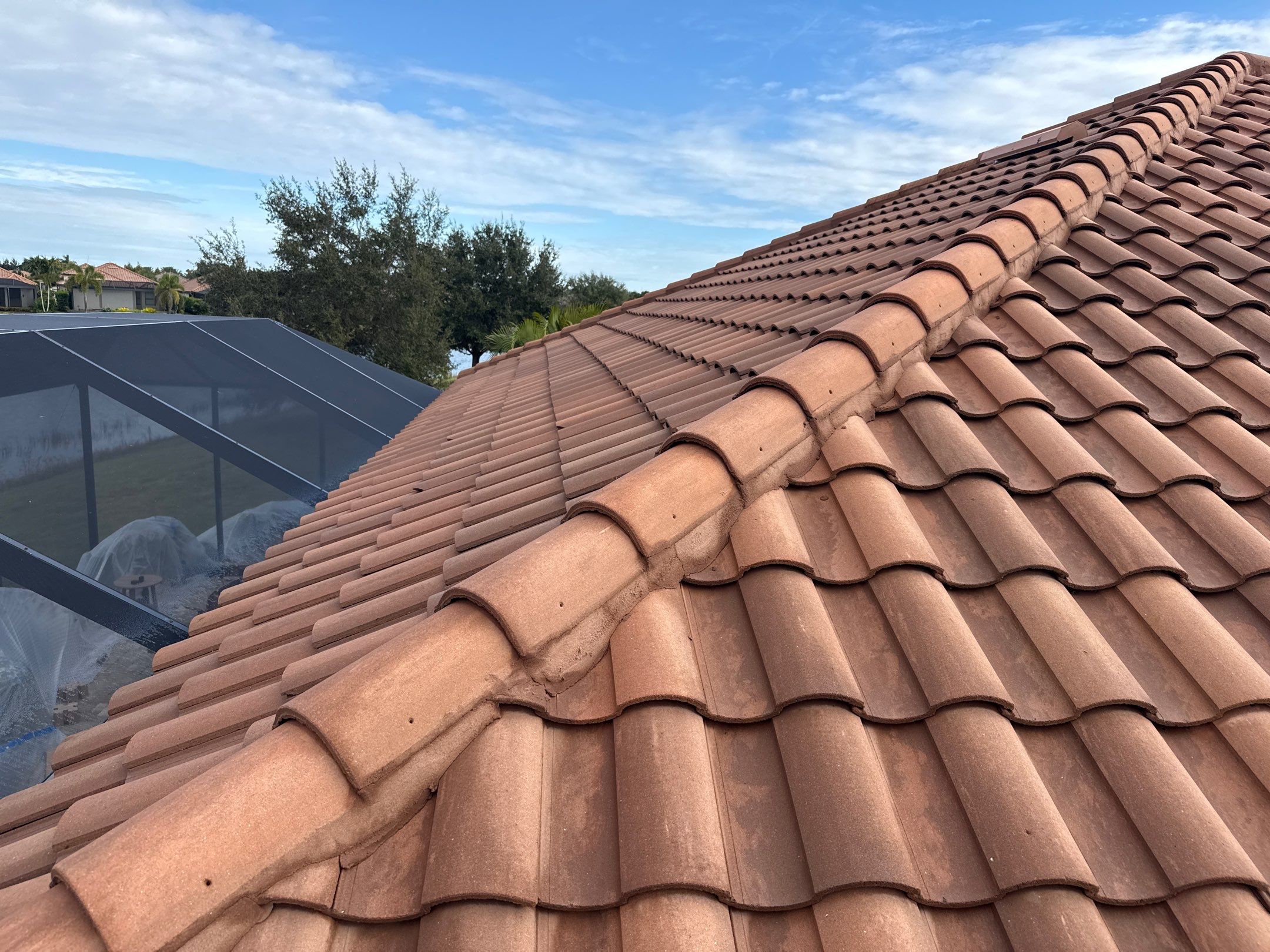 🌿 Tile Roof Cleaning in Lakewood Ranch — Safe for Plants & Tortoise-Friendly! 🐢✨ by Sunshine AquaWash