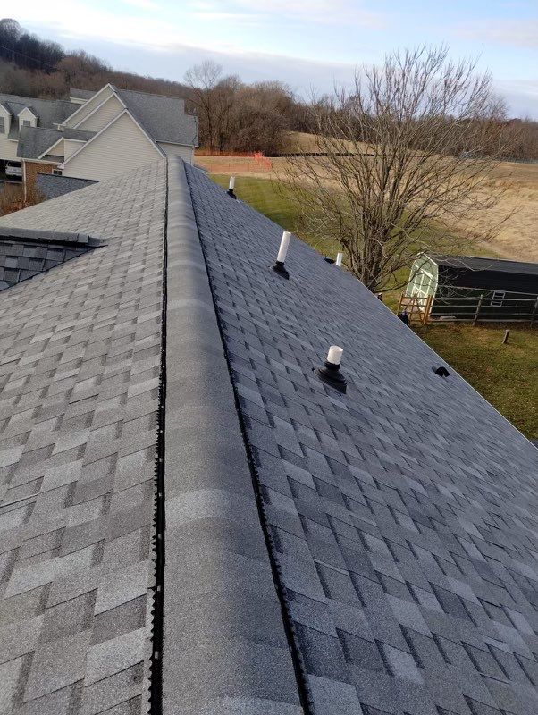 Residential Roofing Installation using Atlas Pinnacle Pristine Coastal Granite Architectural Shingles by Frederick Roof Repair