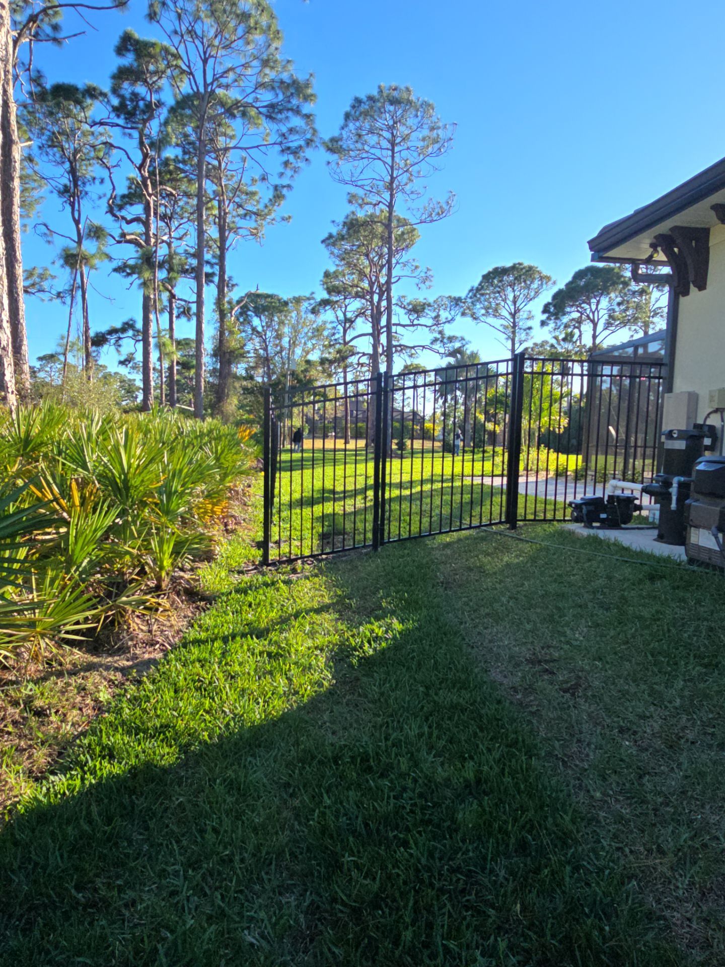 6' Commercial Aluminum Fence in Englewood by True Fence LLC