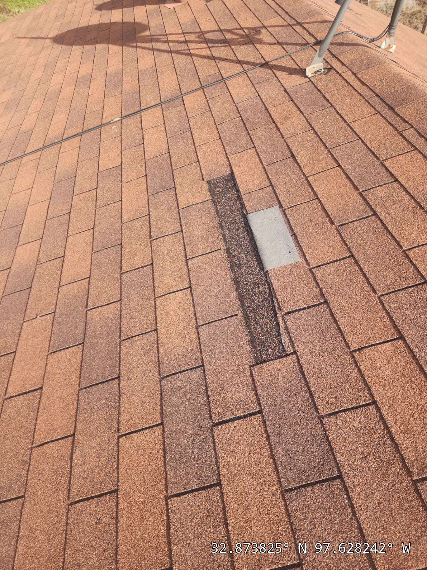 Project in Weatherford by Lonestar Roofing and Restoration LLC.