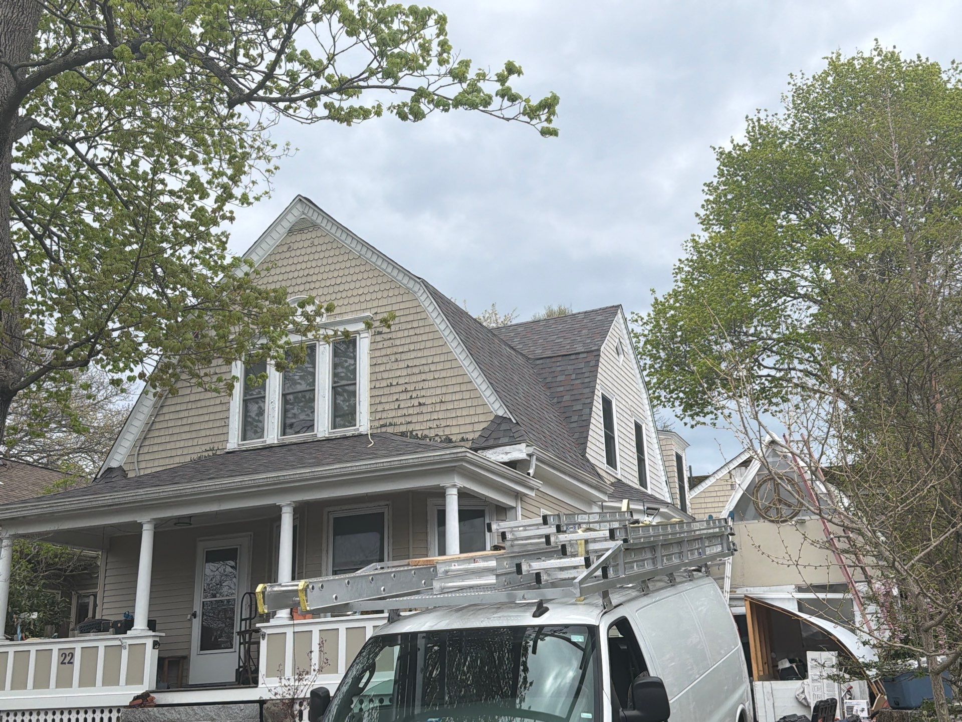 Portland Residential Roof Replacement with New Asphalt Shingles by Tall pine roofing