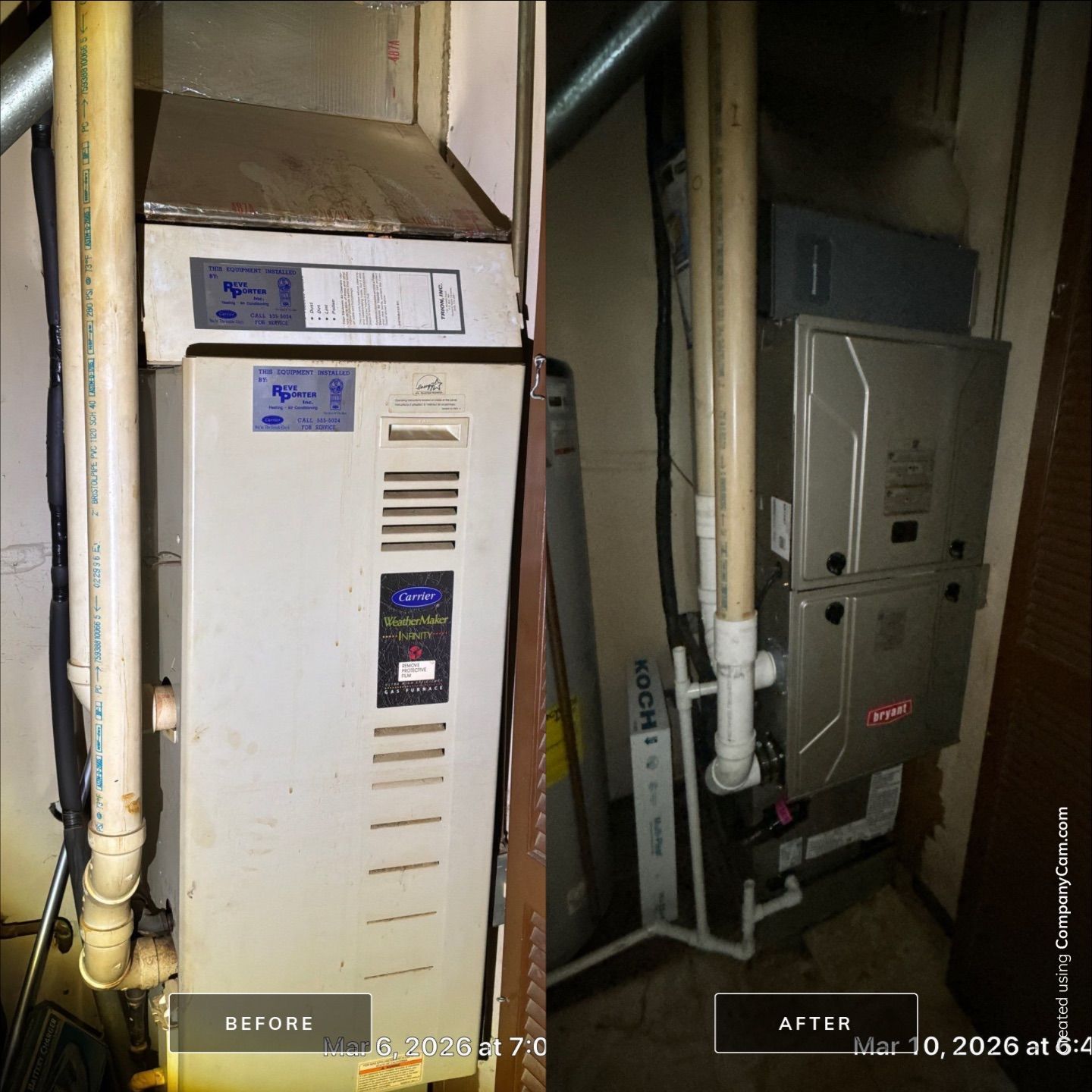 HVAC & Plumbing Project in Franklin, IN by Complete Comfort LLC