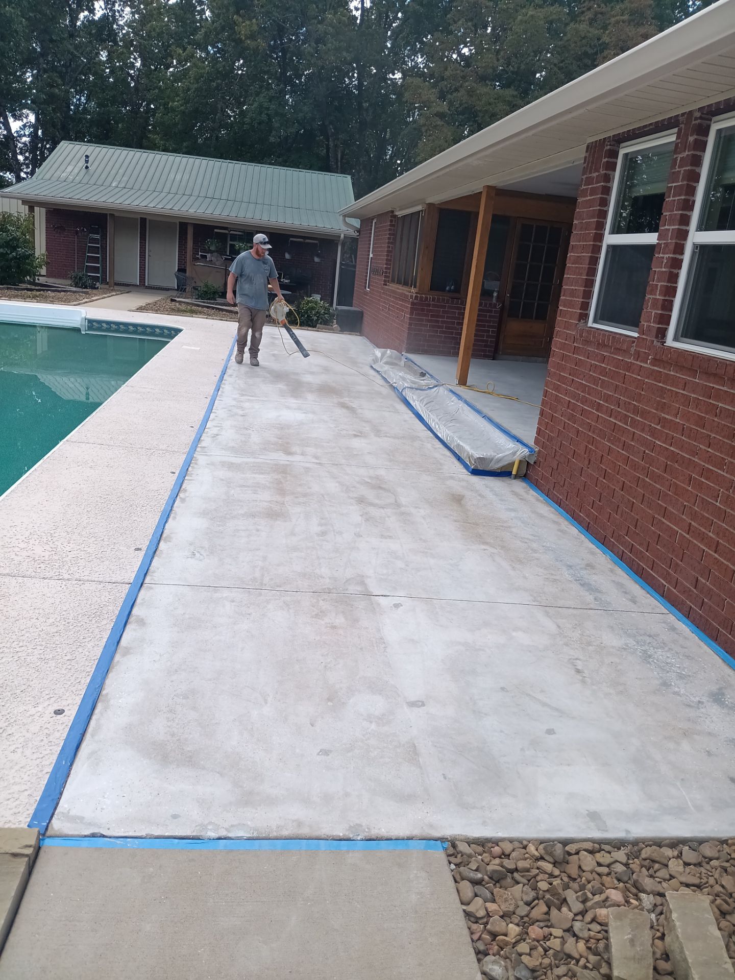 Project in Pineville by Pace X Concrete Coatings