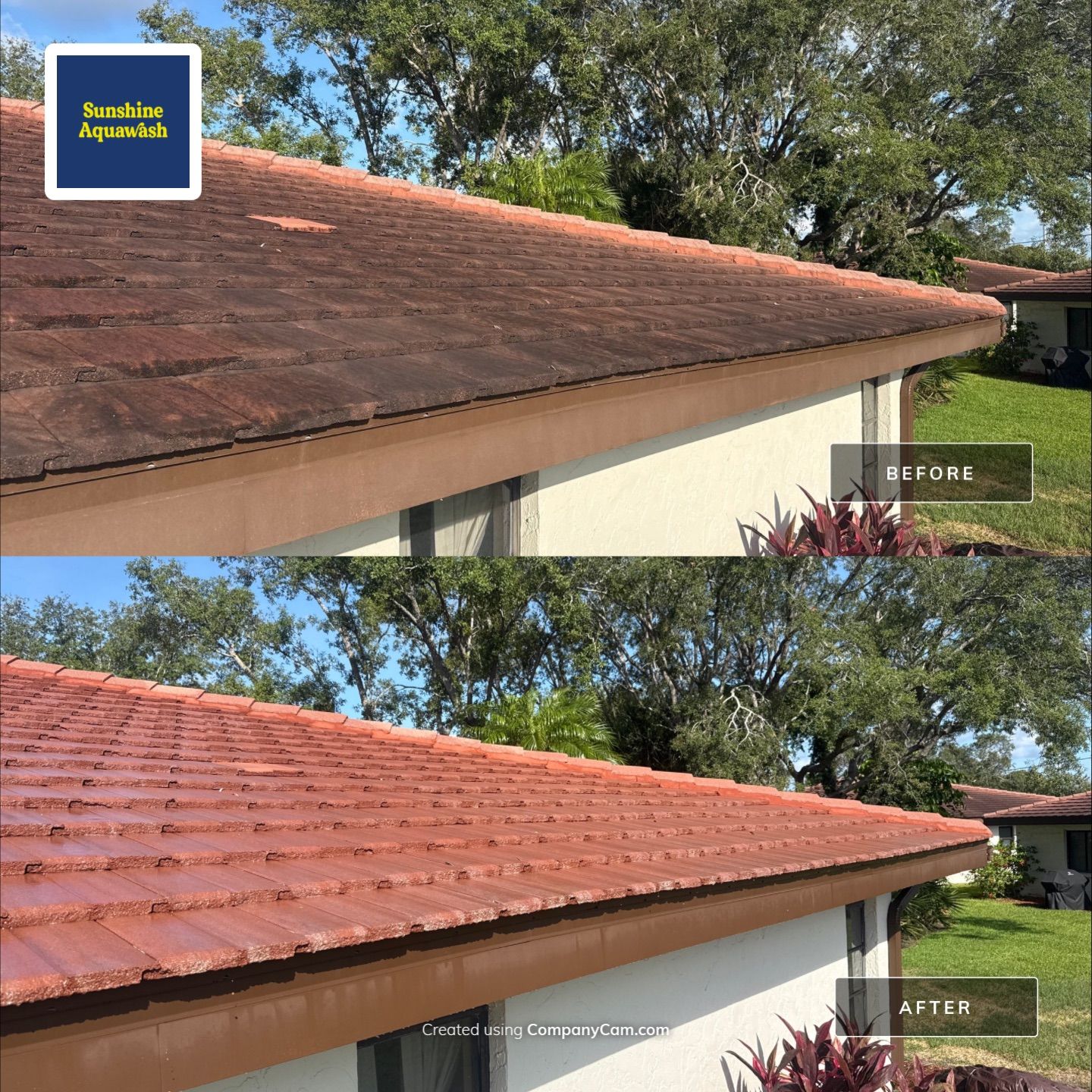 Tile Roof, Driveway & Patio Cleaning – Vivienda at Bradenton I by Sunshine AquaWash