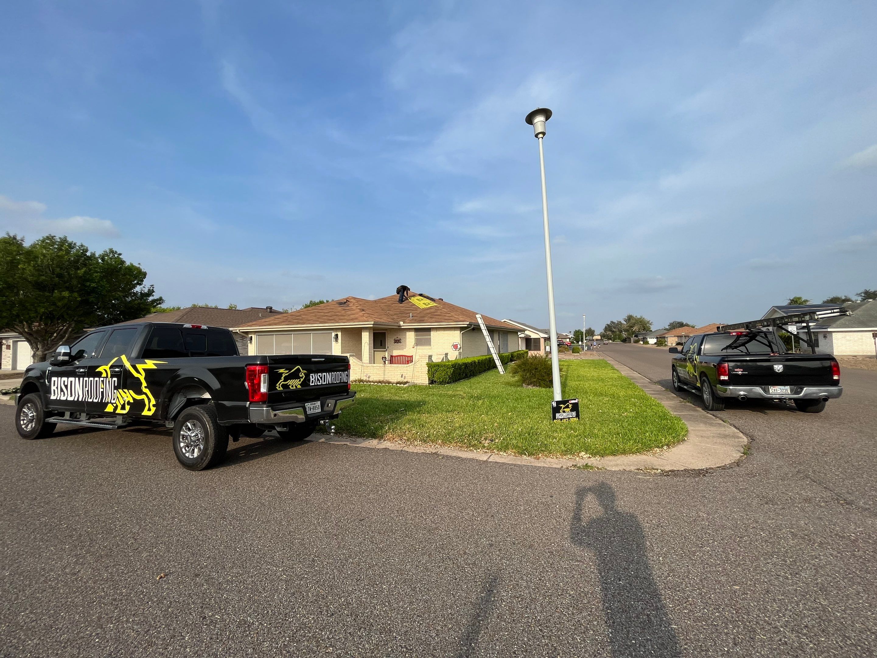3 Tab Shingle Roof using Owens Corning Supreme by Bison Roofing