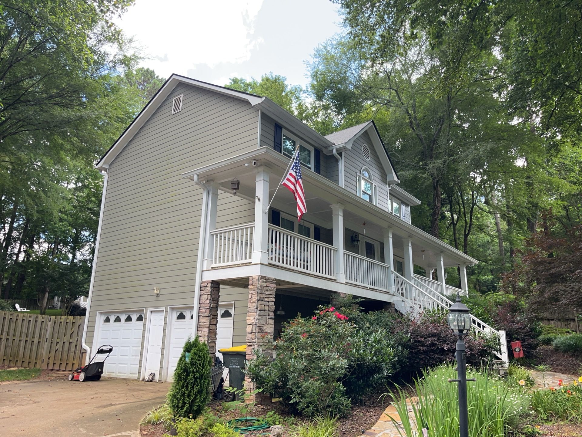 Siding, Rotten Wood, and Lattice Replacement with Exterior Painting by Nelson Exteriors 