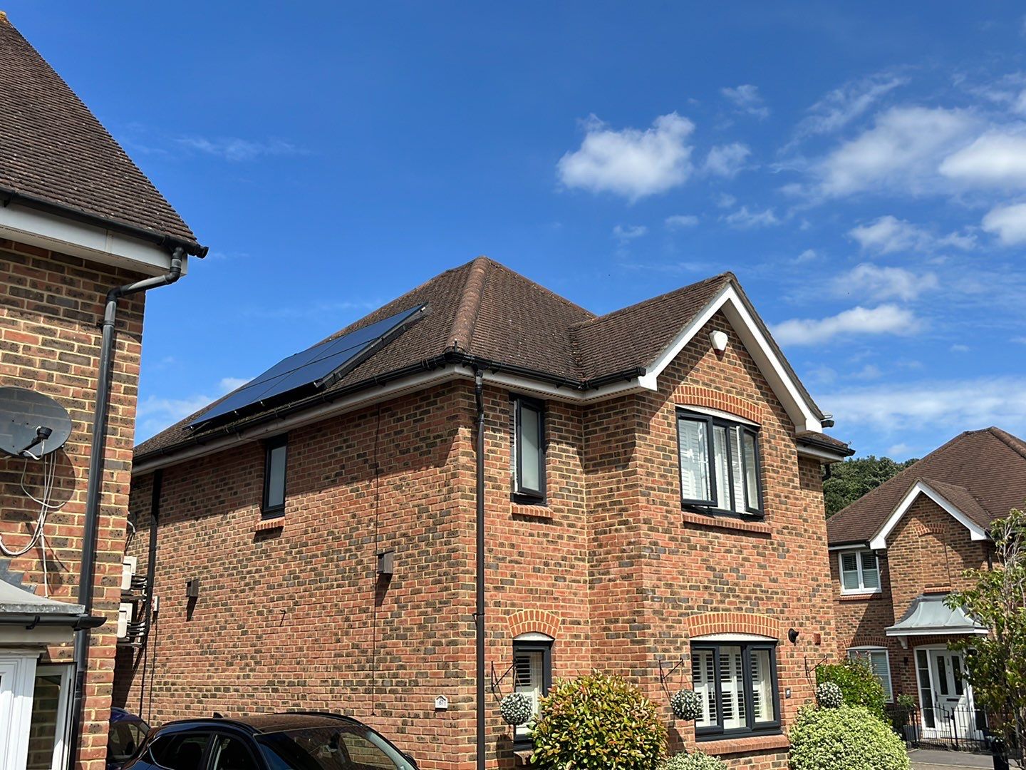 Roof Clean - Biocide Treatment using Honda 15lpm Low Pressure Washing Machine by Ges Exterior Cleaning ltd
