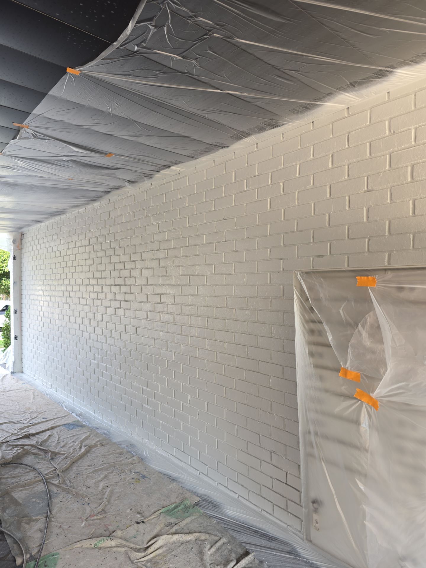 Multi-Unit Apartment Complex Exterior Brick Painting Project in Hackensack by Spectrum Painting, LLC