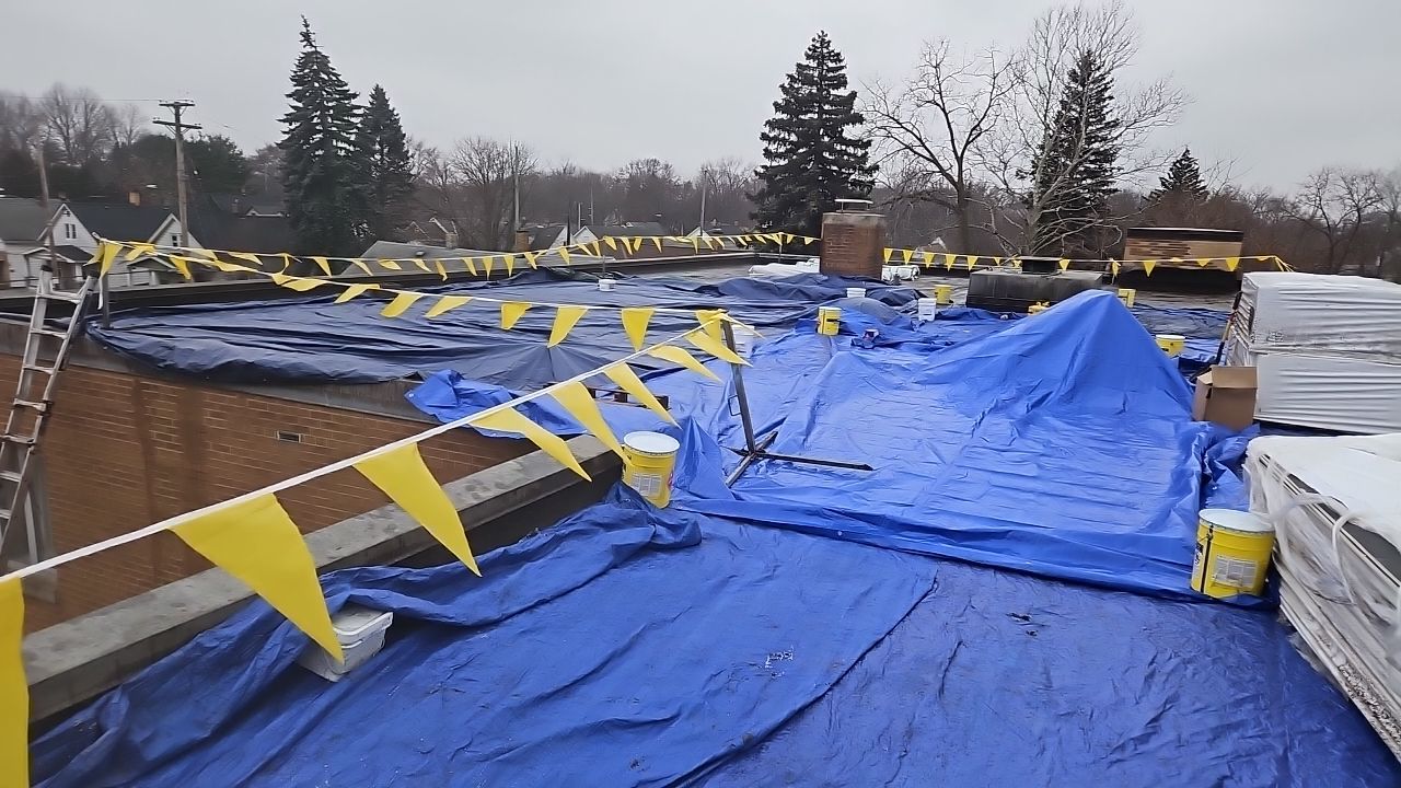 Commercial Roofing Repair using Repair by Absolute Roofing and Construction