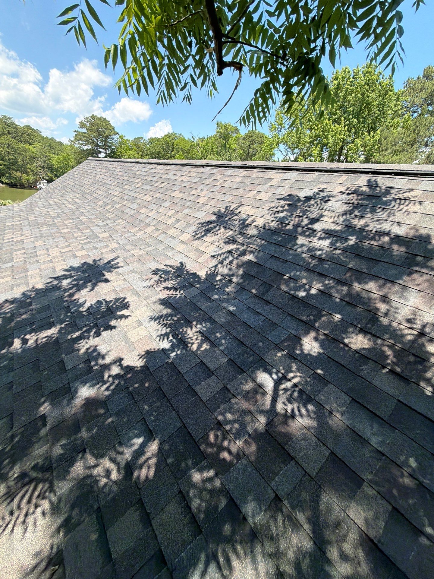 Complete Asphalt Shingle Roof Replacement and Sheathing Repair in Deltaville by Cade Construction