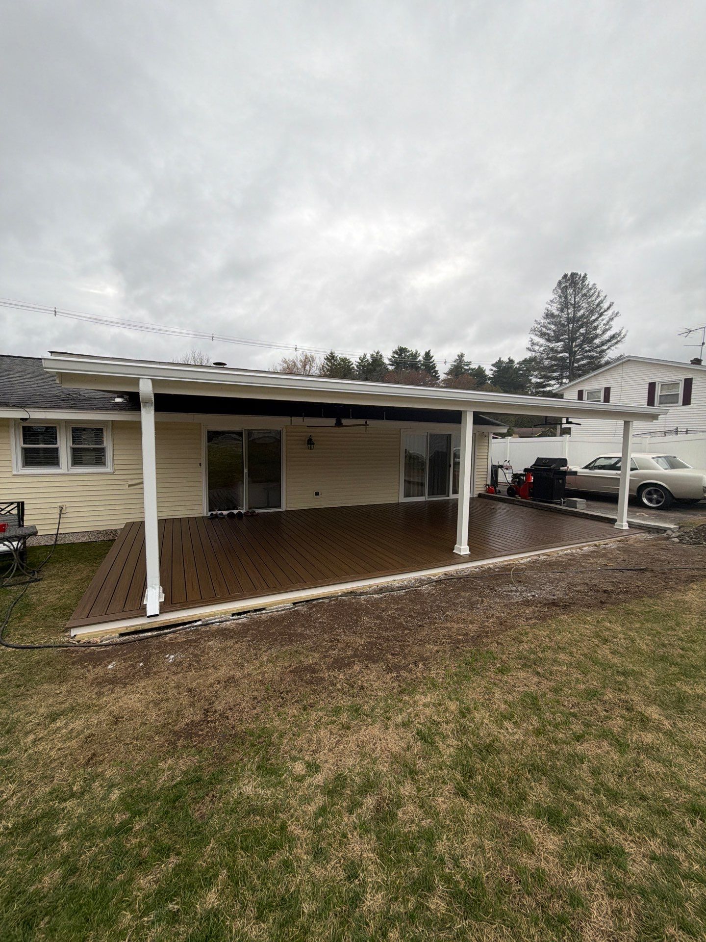 Composite Deck Installation in Hudson by UBrothers Construction