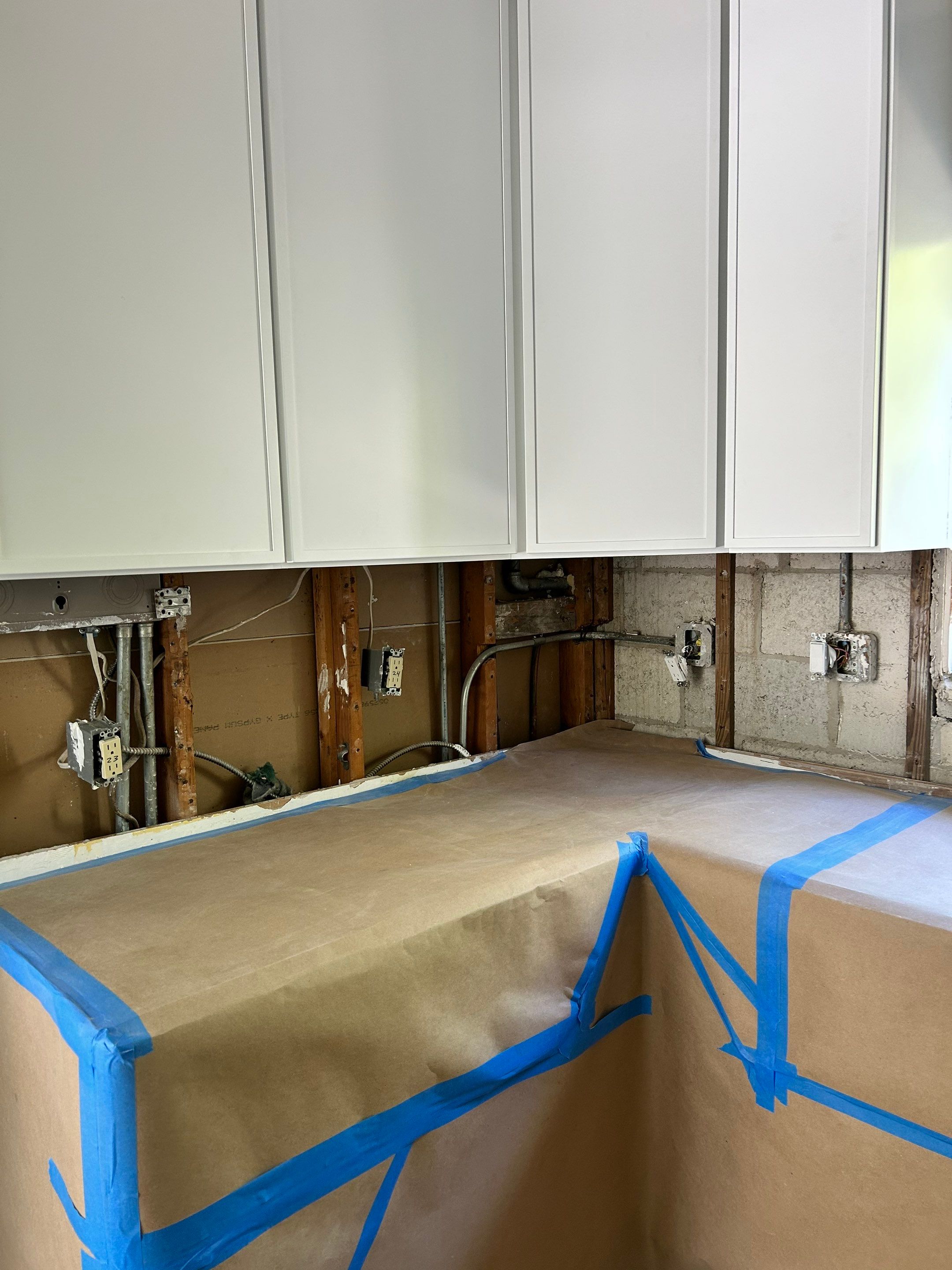 Blue Backsplash - Delray Beach by Hevi Tile