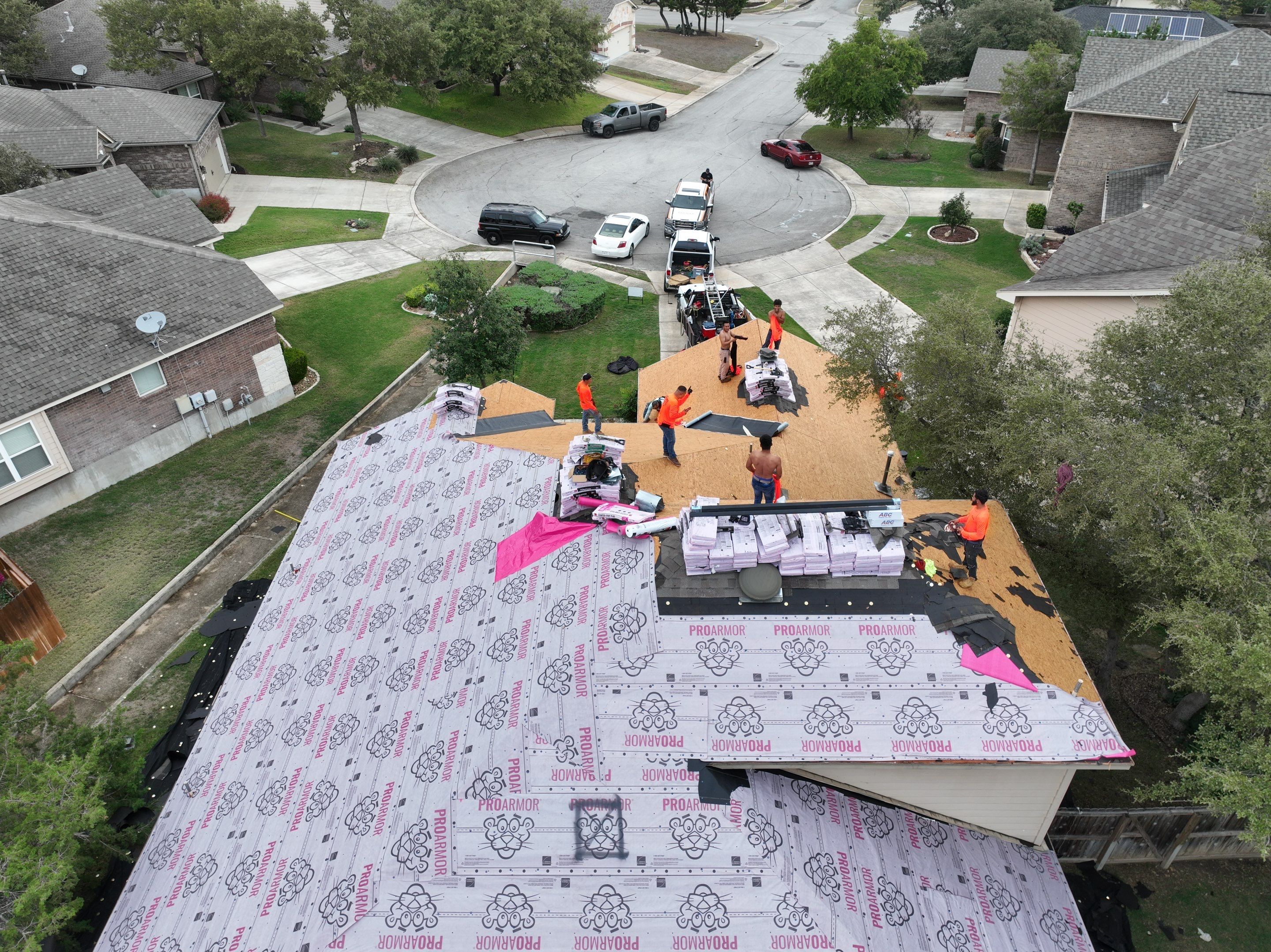Residential Roof Replacement using Owens Corning Duration Shingles - Onyx Black by Premier Roofing and Contracting